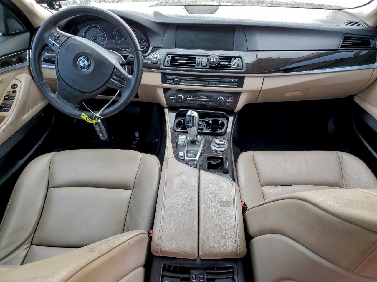 2012 Bmw 535 I White vin: WBAFR7C58CC812646