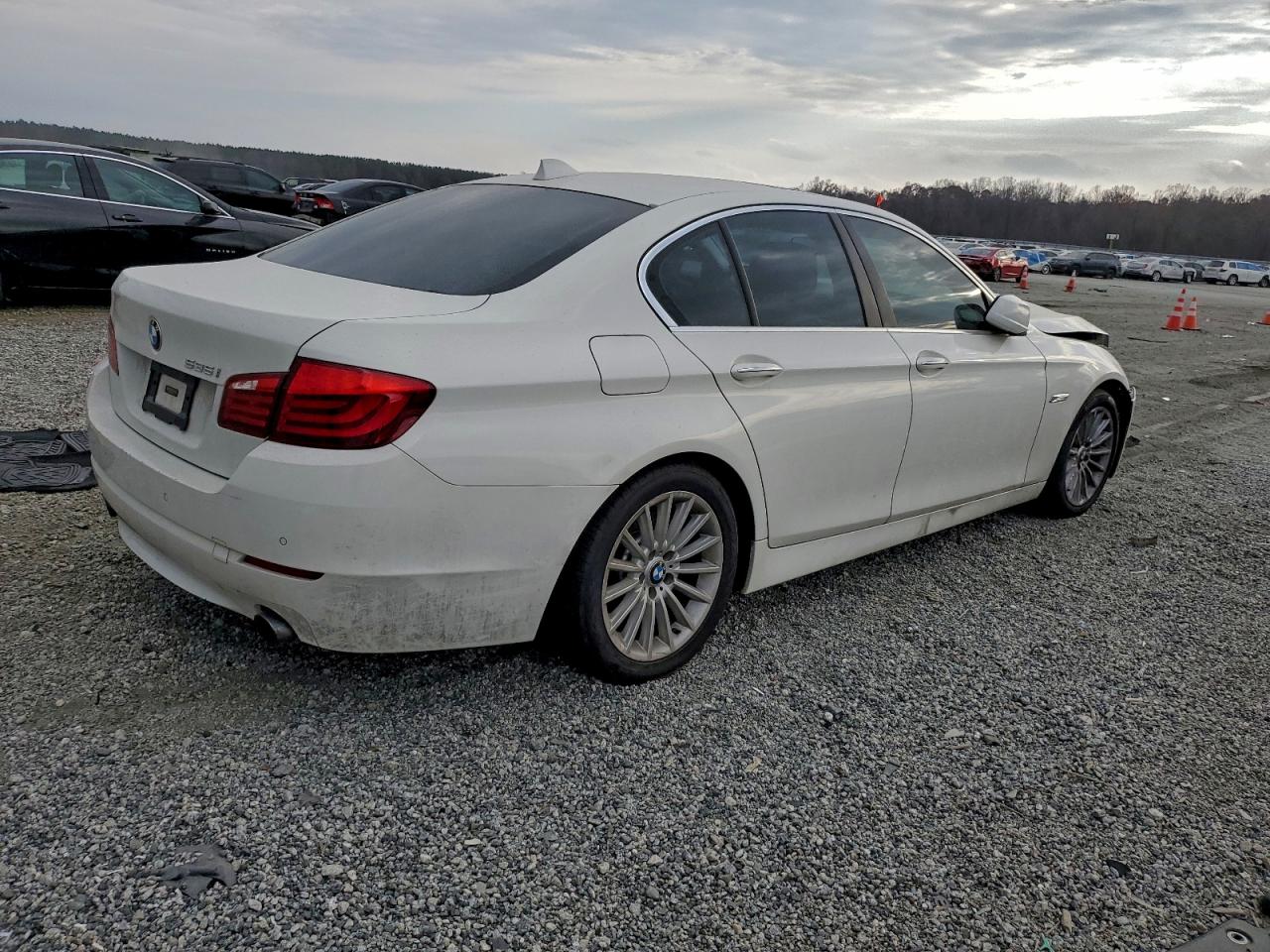 2012 Bmw 535 I White vin: WBAFR7C58CC812646