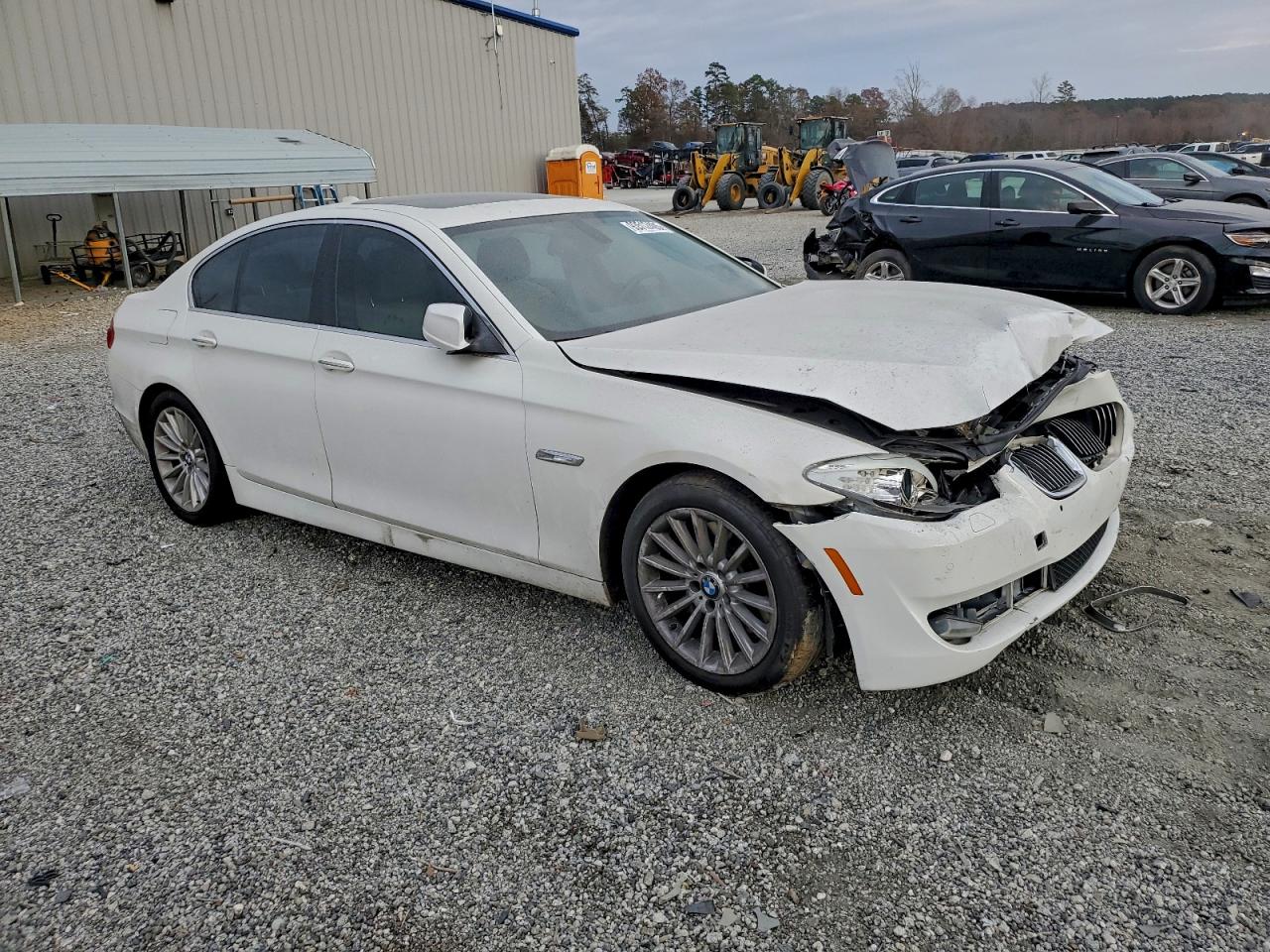 2012 Bmw 535 I White vin: WBAFR7C58CC812646