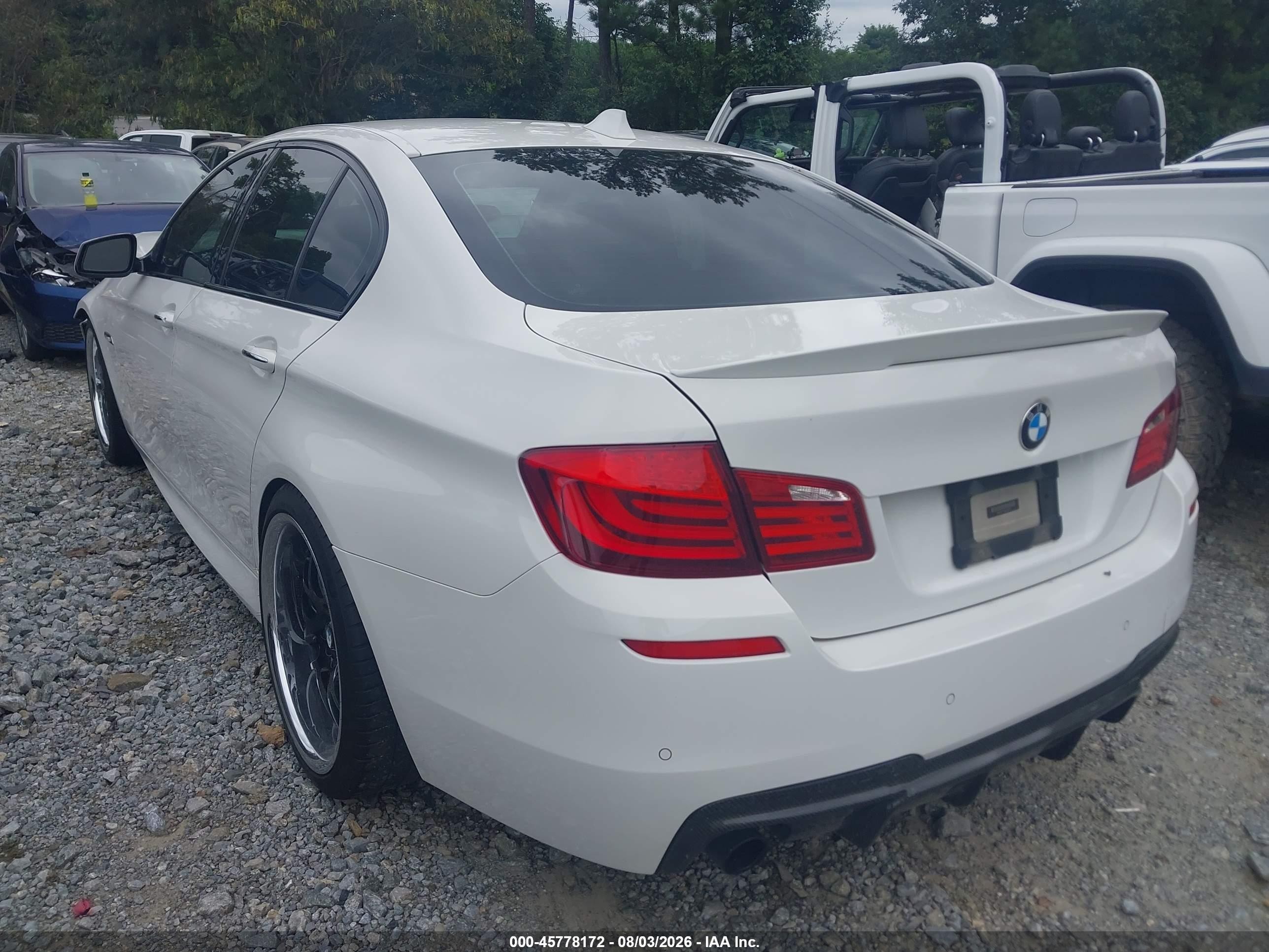 2012 Bmw 535i   White vin: WBAFR7C58CC813750