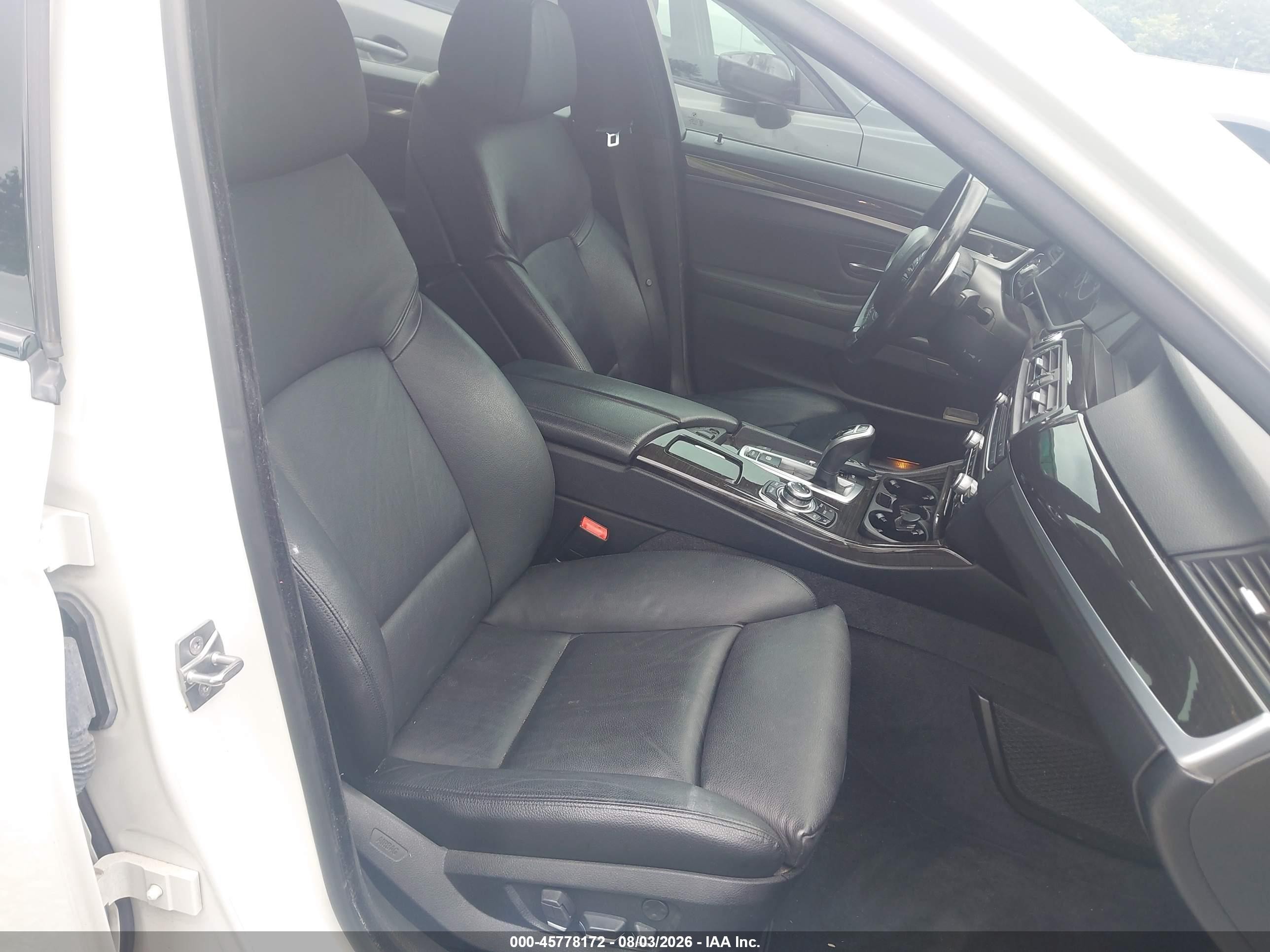 2012 Bmw 535i   White vin: WBAFR7C58CC813750