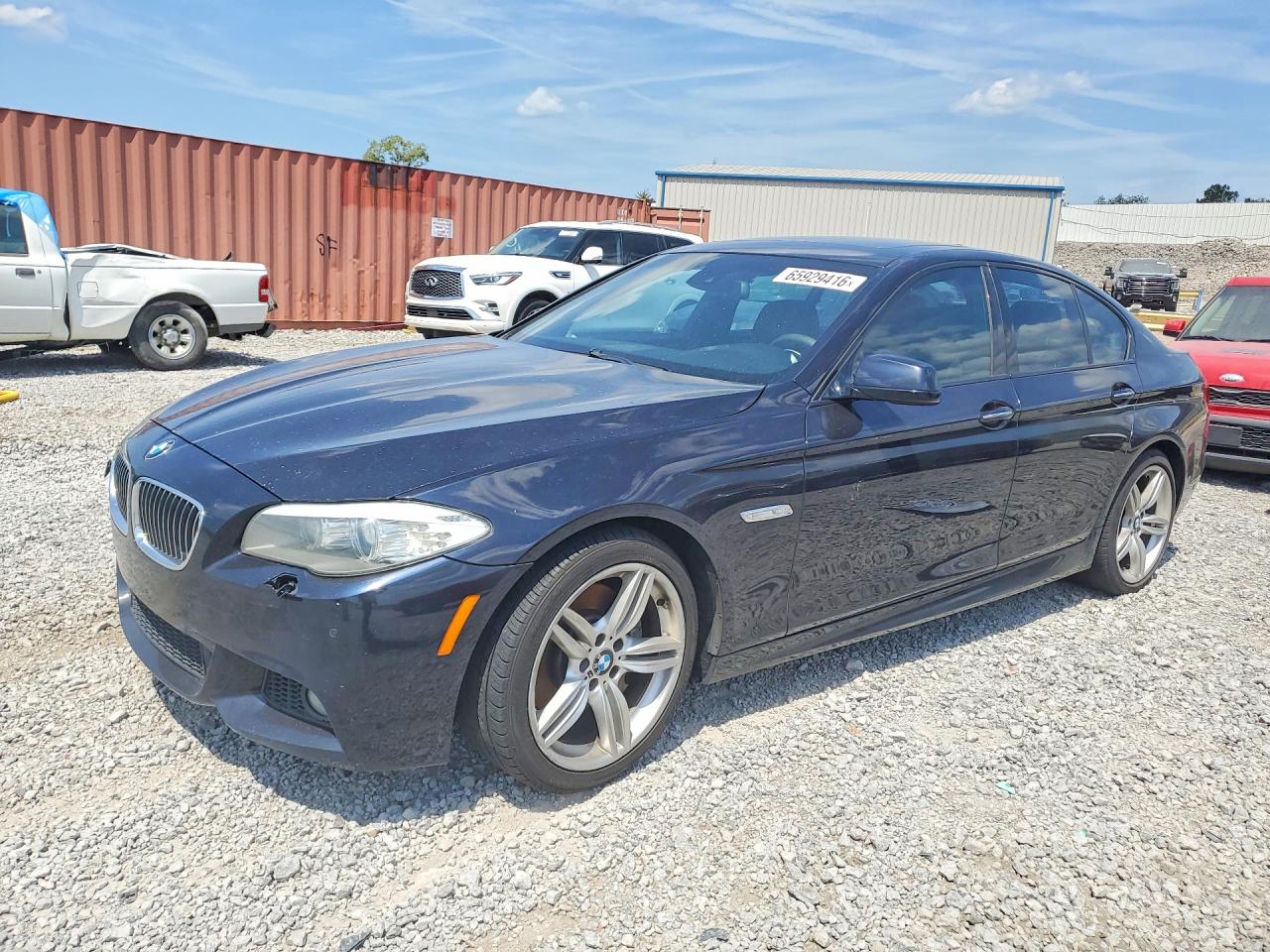 2012 Bmw 535 I Blue vin: WBAFR7C58CC814817
