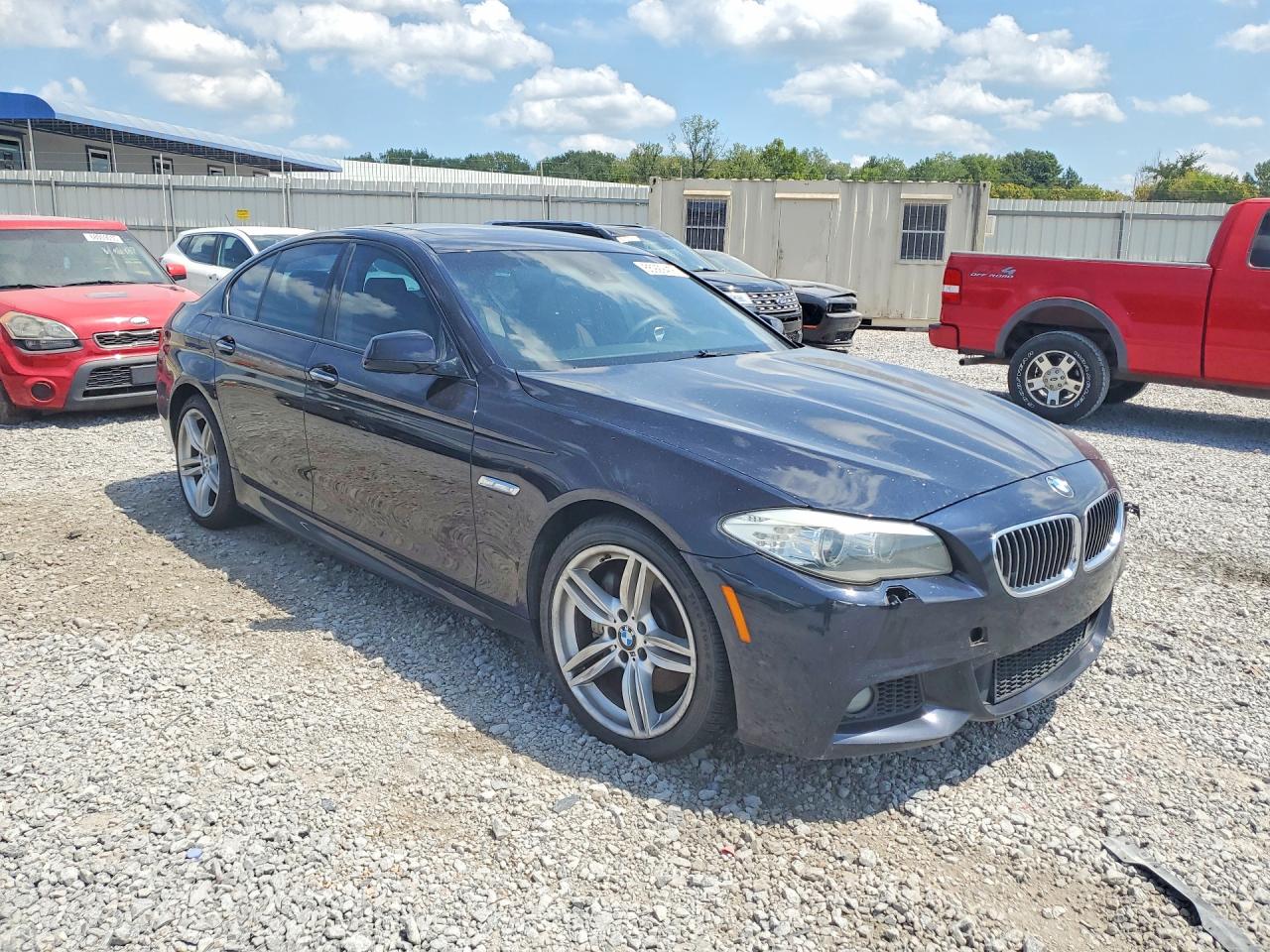 2012 Bmw 535 I Blue vin: WBAFR7C58CC814817