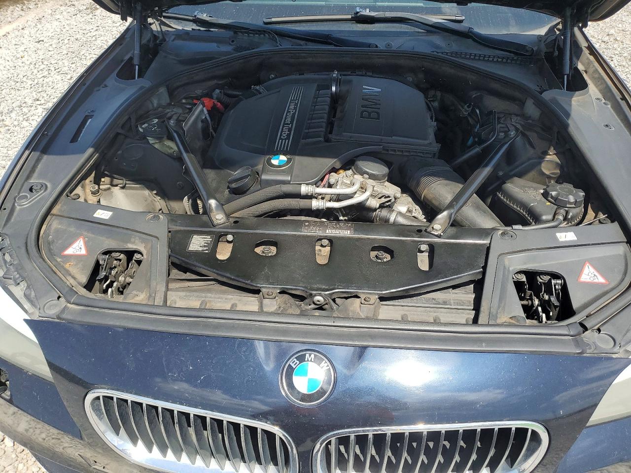 2012 Bmw 535 I Blue vin: WBAFR7C58CC814817