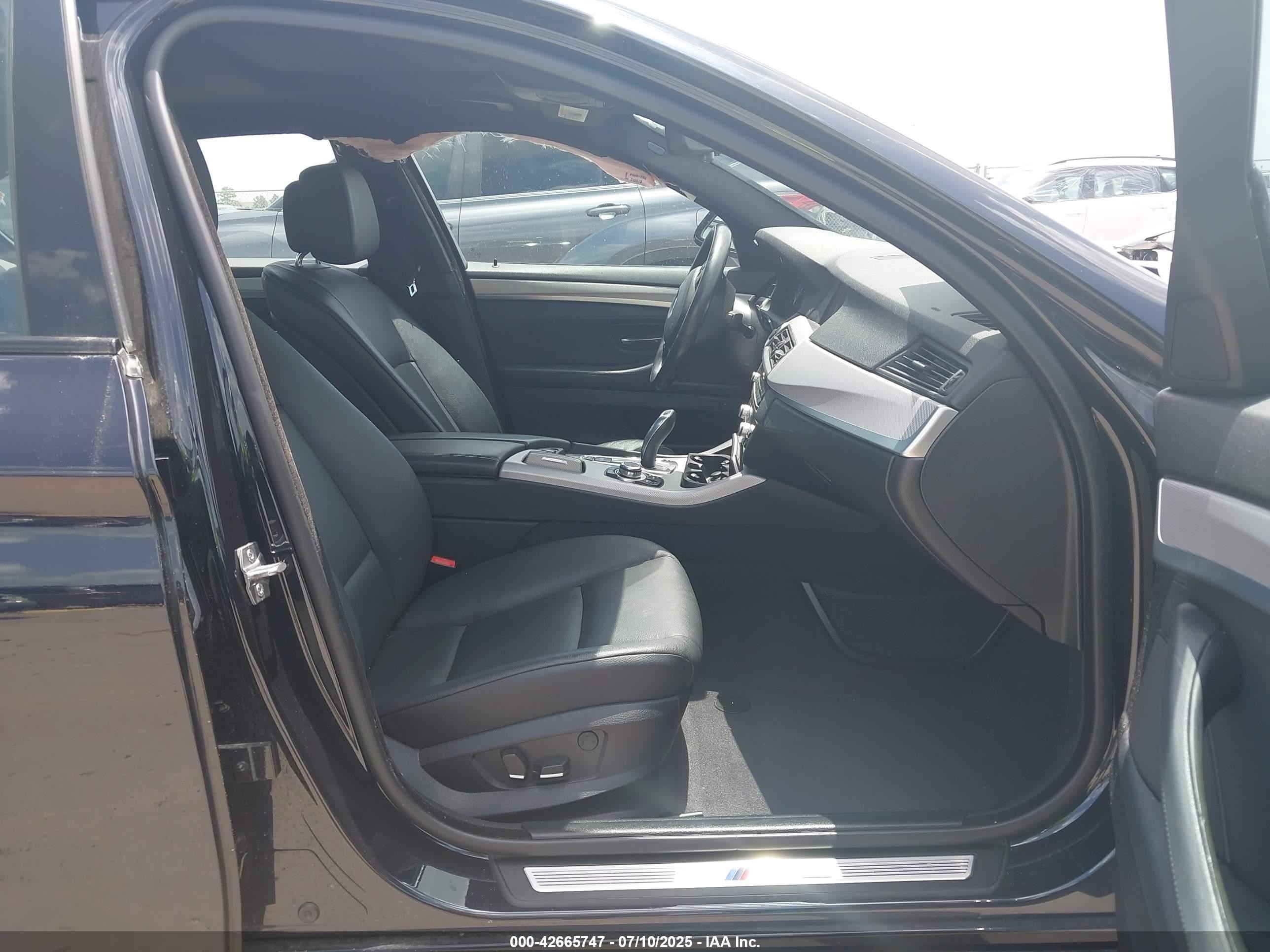 2013 Bmw 535i Черный vin: WBAFR7C58DC829223