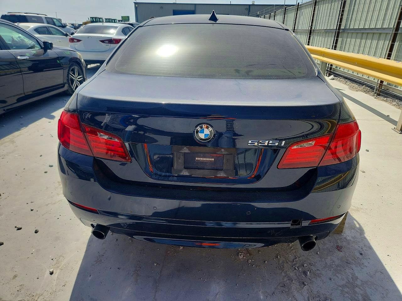 2011 Bmw 535 I Blue vin: WBAFR7C59BC601356