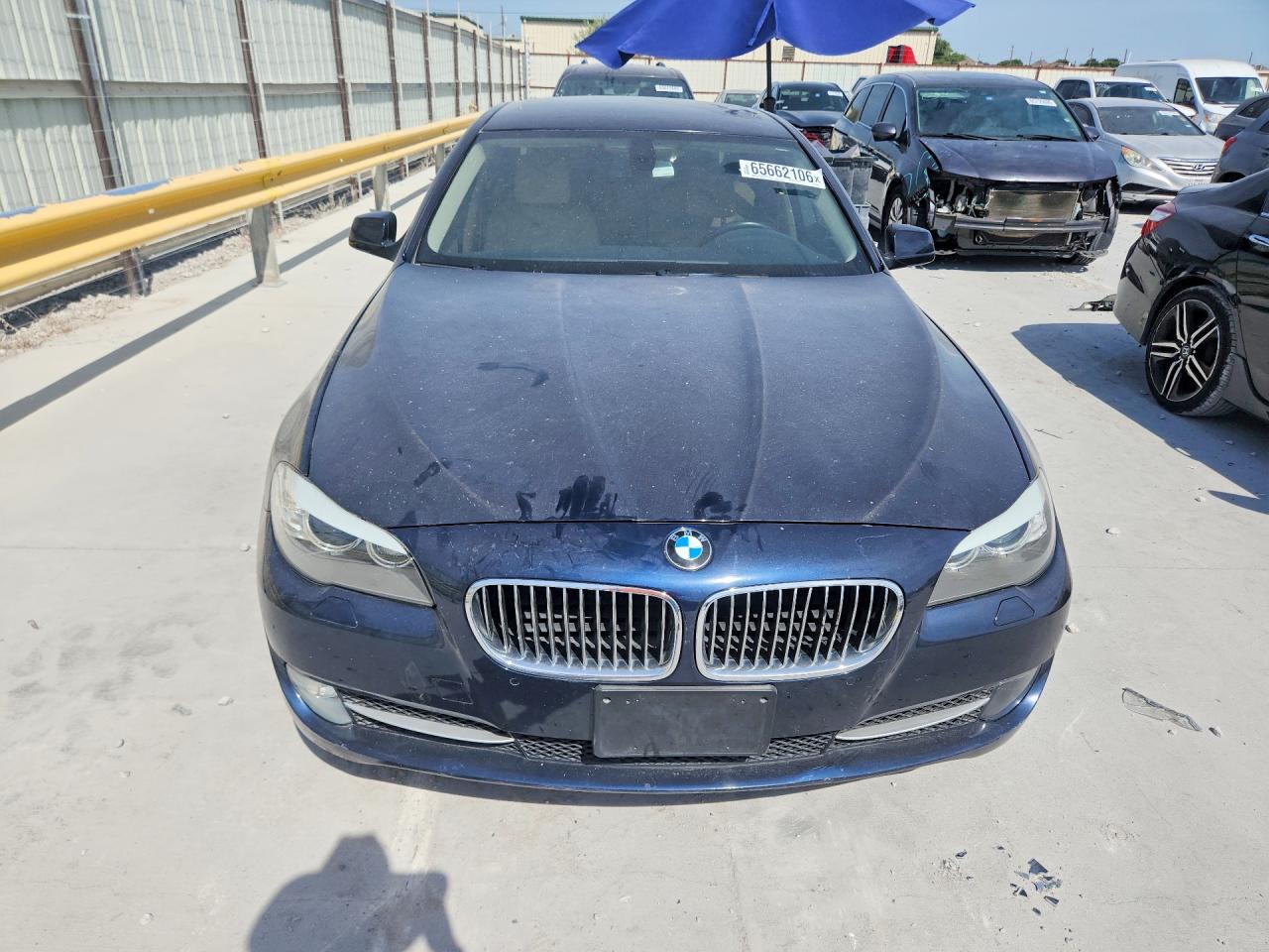 2011 Bmw 535 I Blue vin: WBAFR7C59BC601356