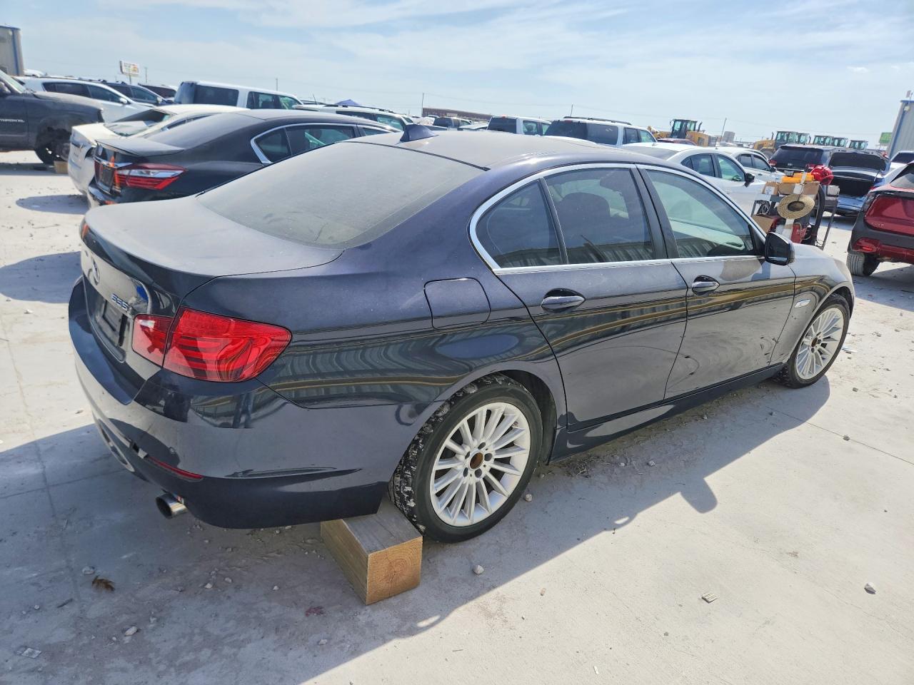 2011 Bmw 535 I Blue vin: WBAFR7C59BC601356