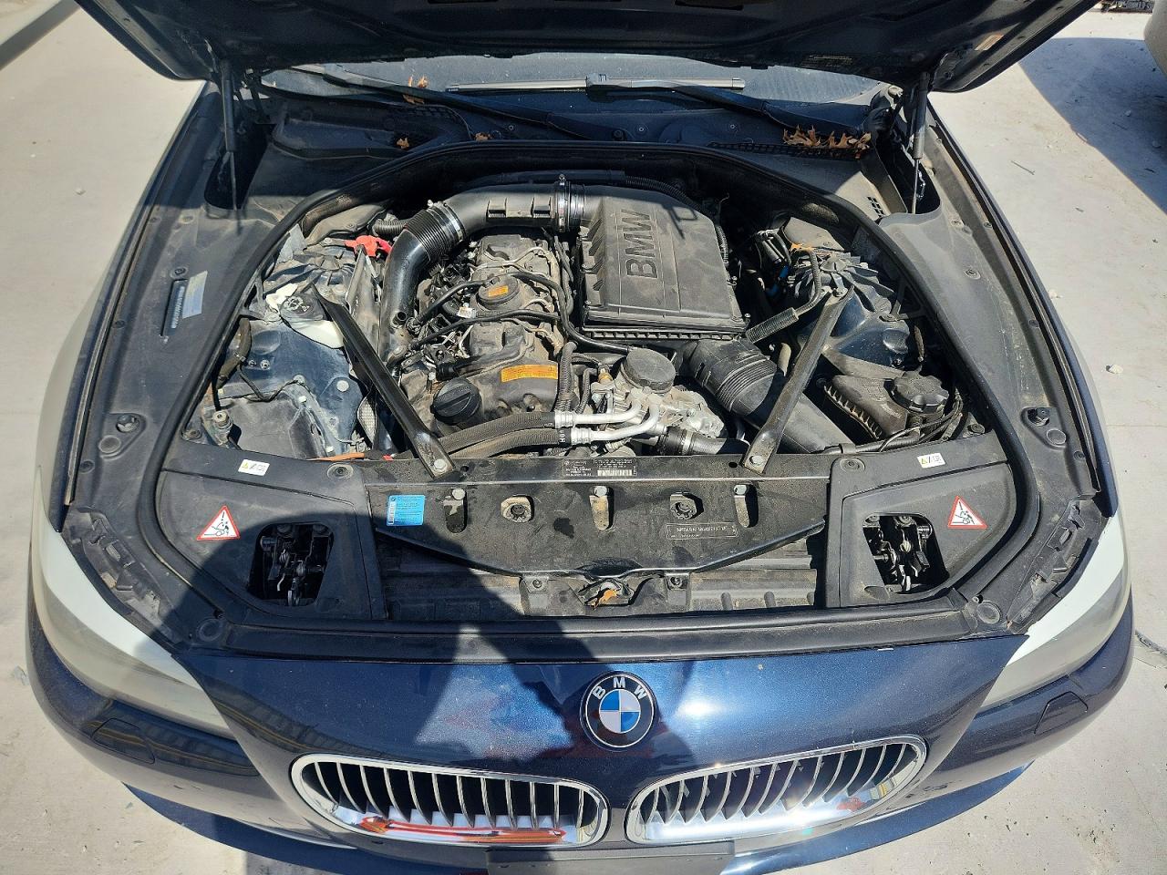 2011 Bmw 535 I Blue vin: WBAFR7C59BC601356