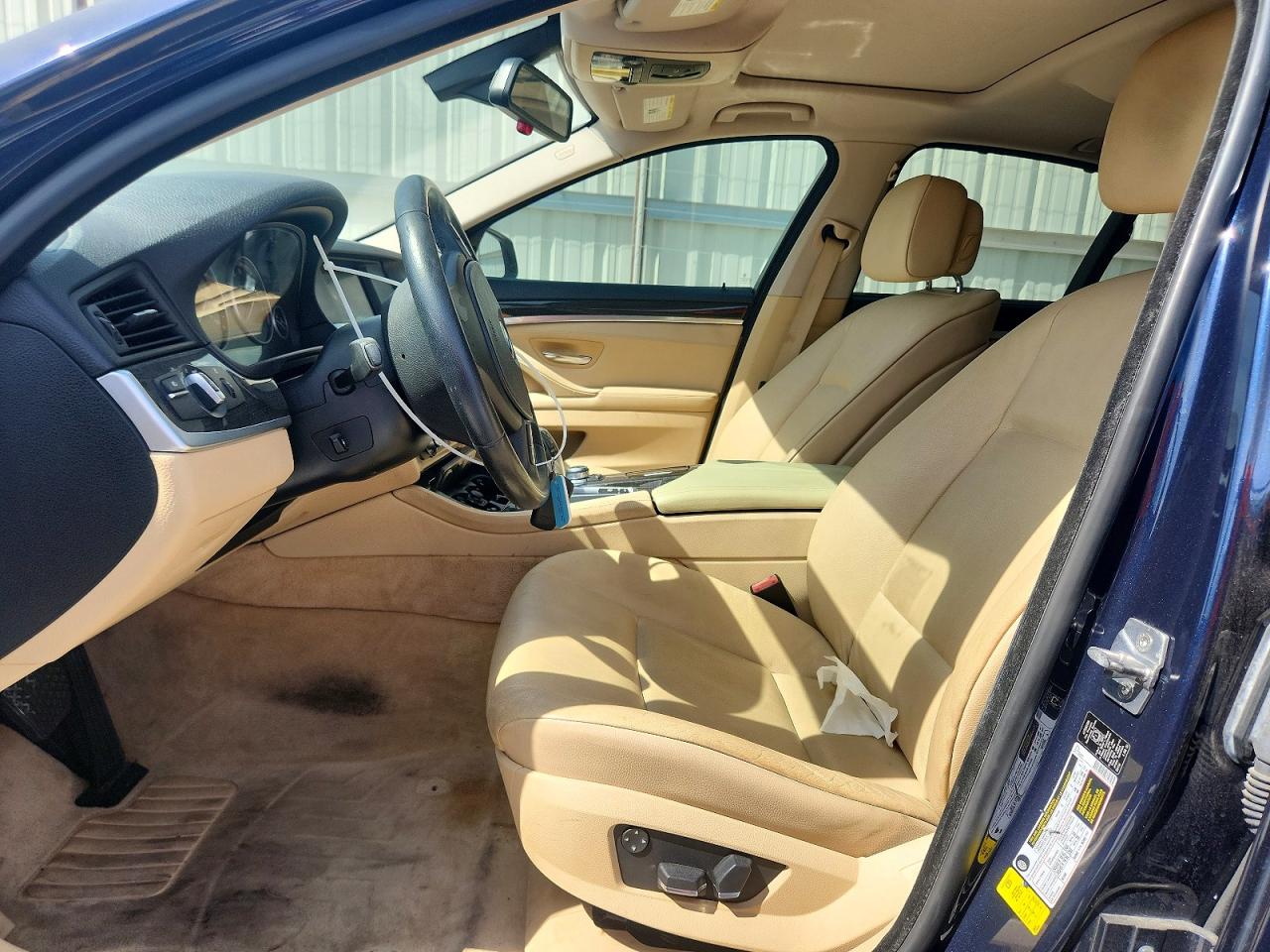 2011 Bmw 535 I Blue vin: WBAFR7C59BC601356