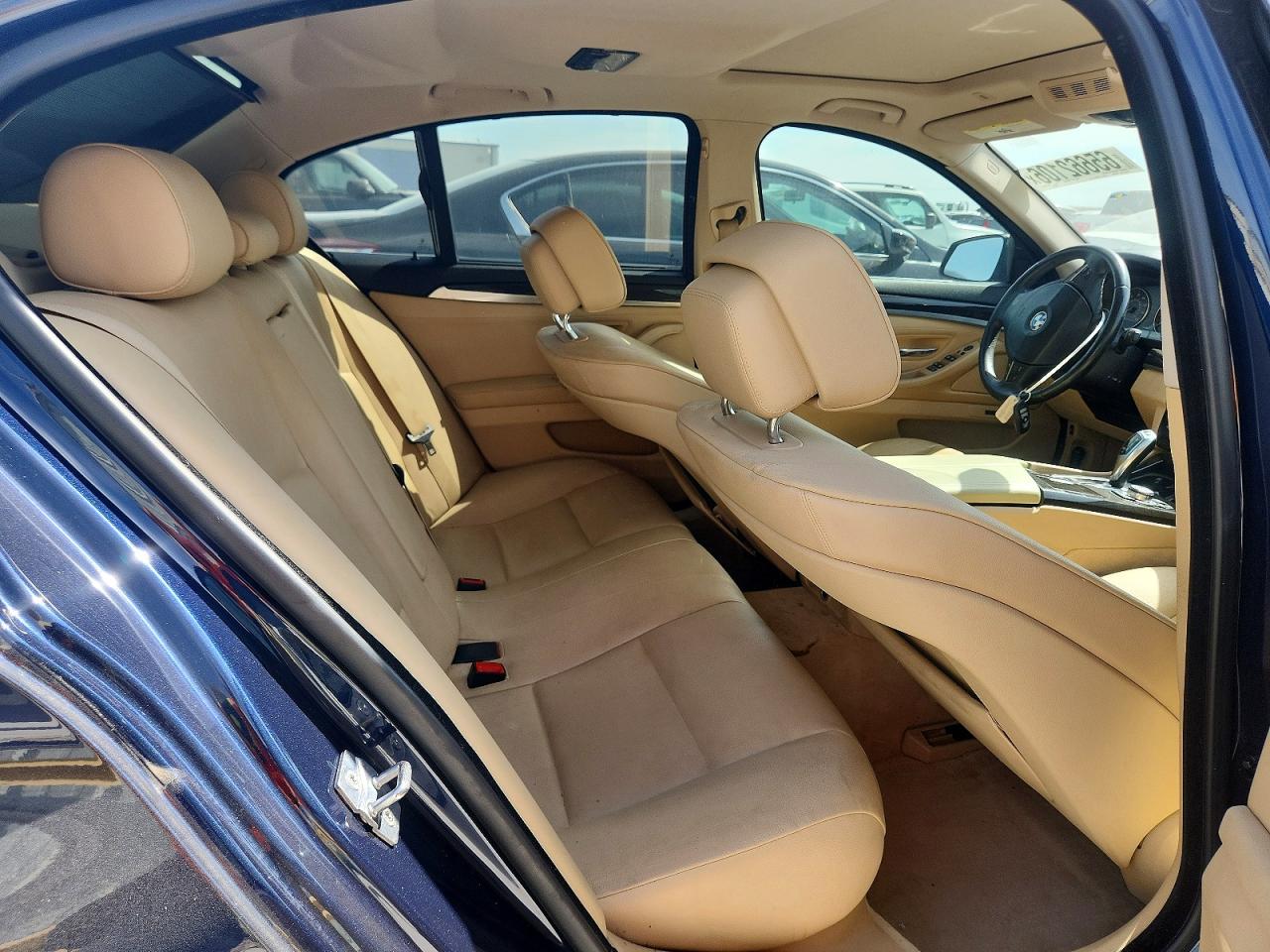 2011 Bmw 535 I Blue vin: WBAFR7C59BC601356