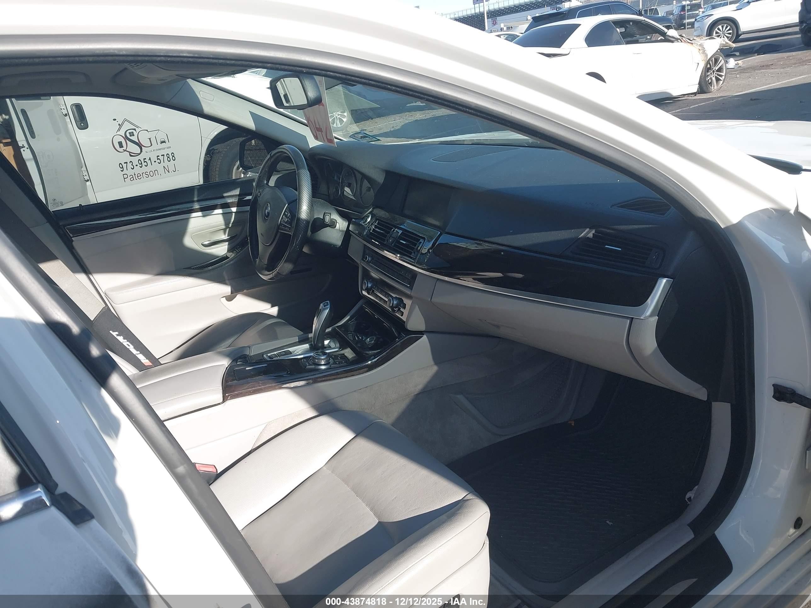 2011 Bmw 535i   White vin: WBAFR7C59BC605794