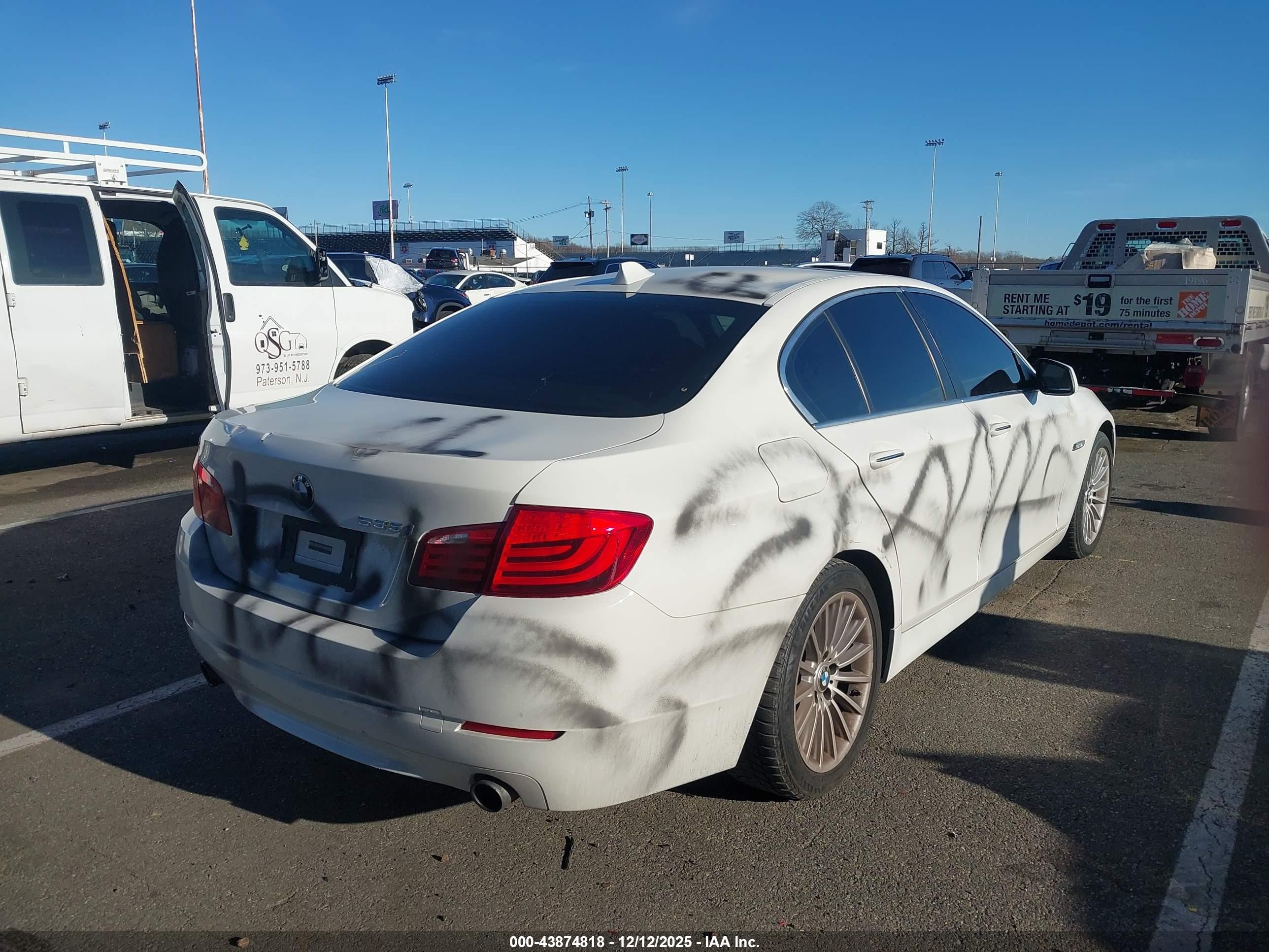 2011 Bmw 535i   White vin: WBAFR7C59BC605794