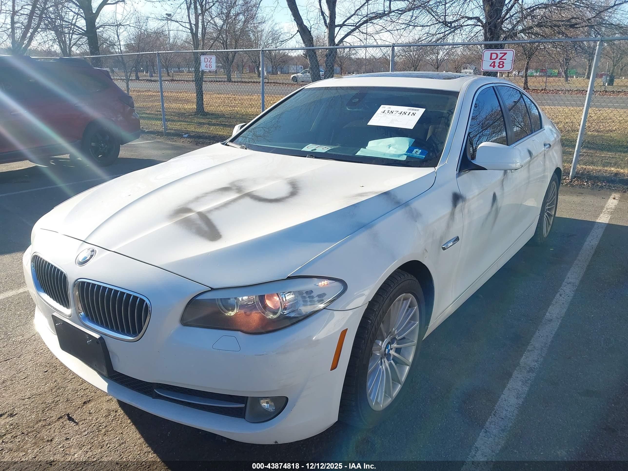 2011 Bmw 535i   White vin: WBAFR7C59BC605794