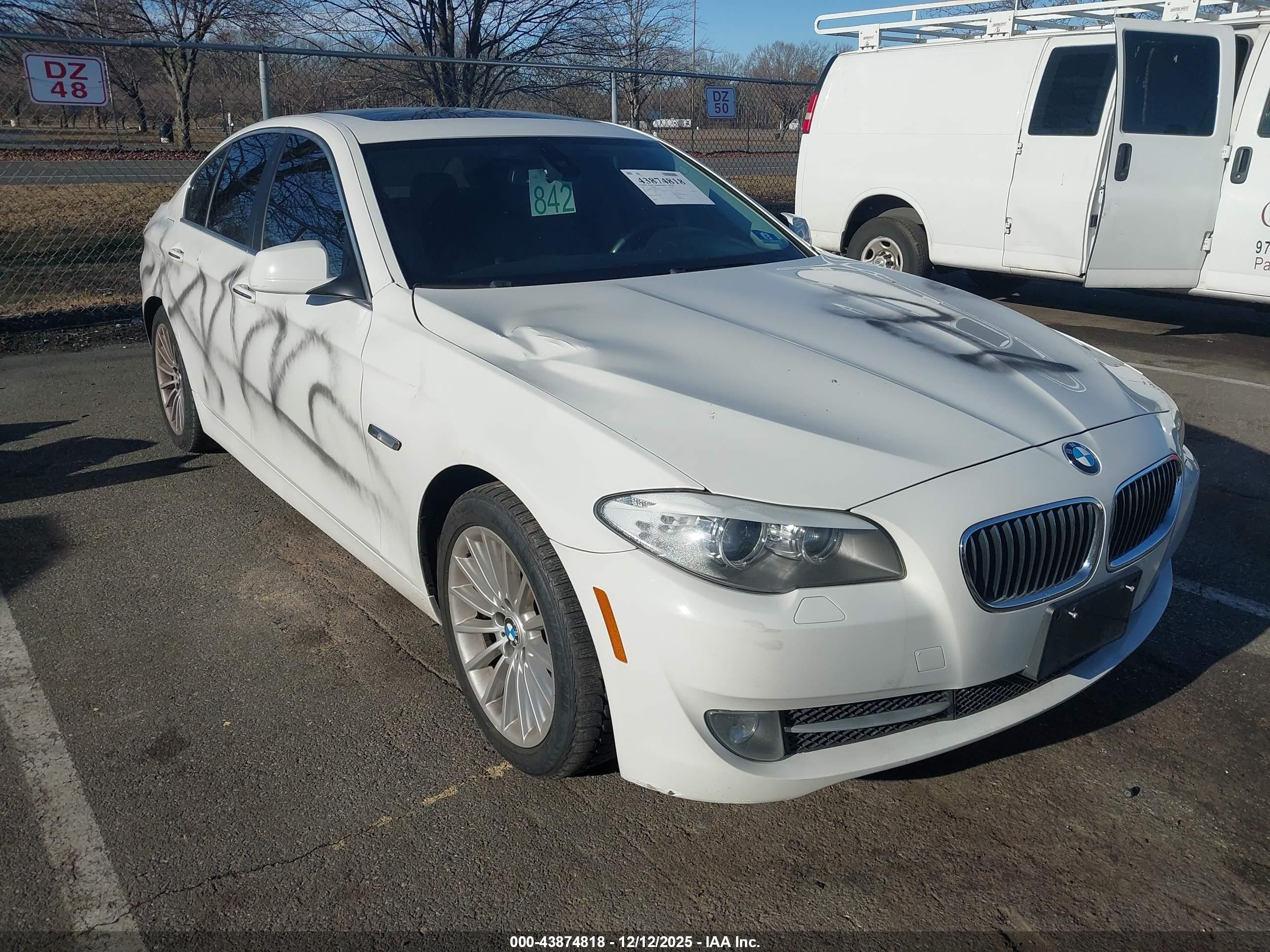 2011 Bmw 535i   White vin: WBAFR7C59BC605794