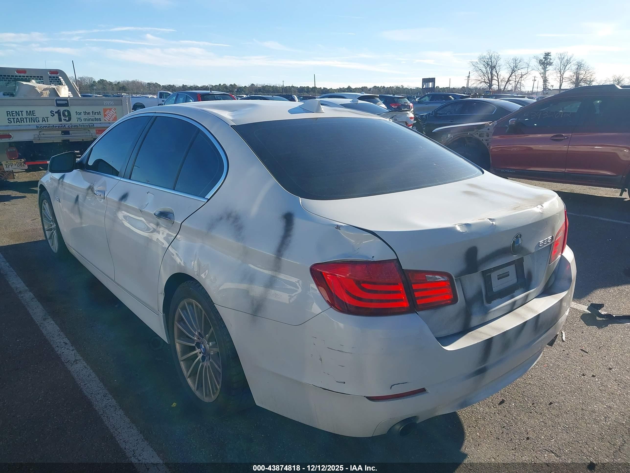 2011 Bmw 535i   White vin: WBAFR7C59BC605794