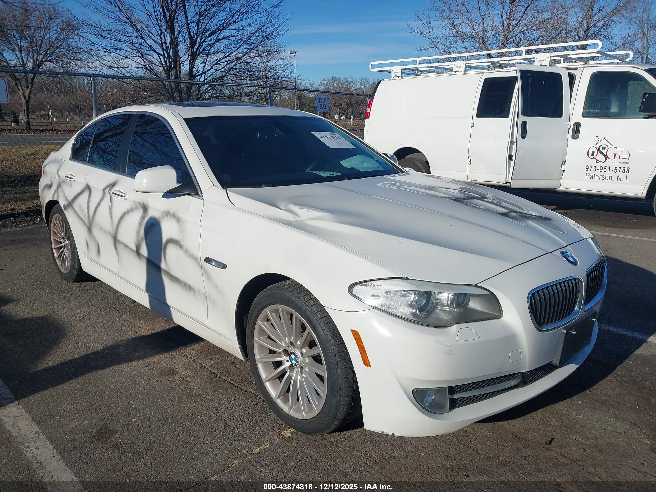 2011 Bmw 535i   White vin: WBAFR7C59BC605794