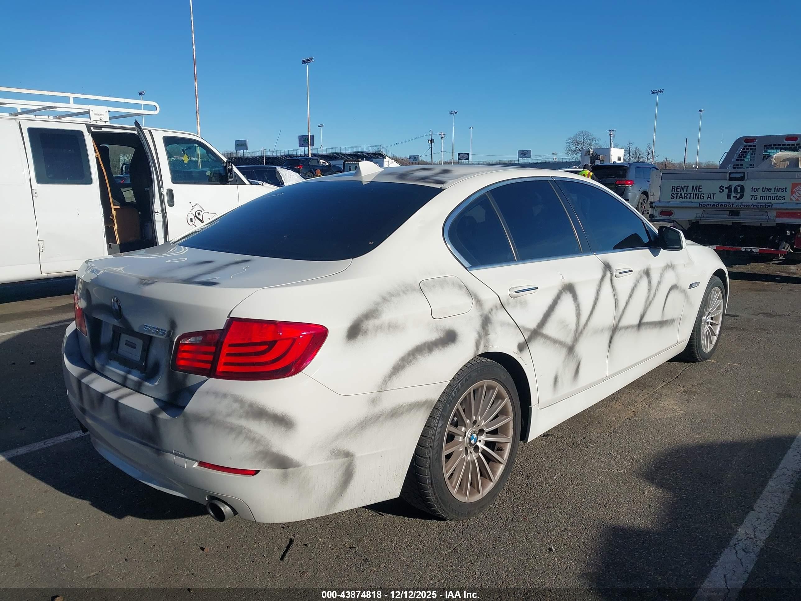 2011 Bmw 535i   White vin: WBAFR7C59BC605794