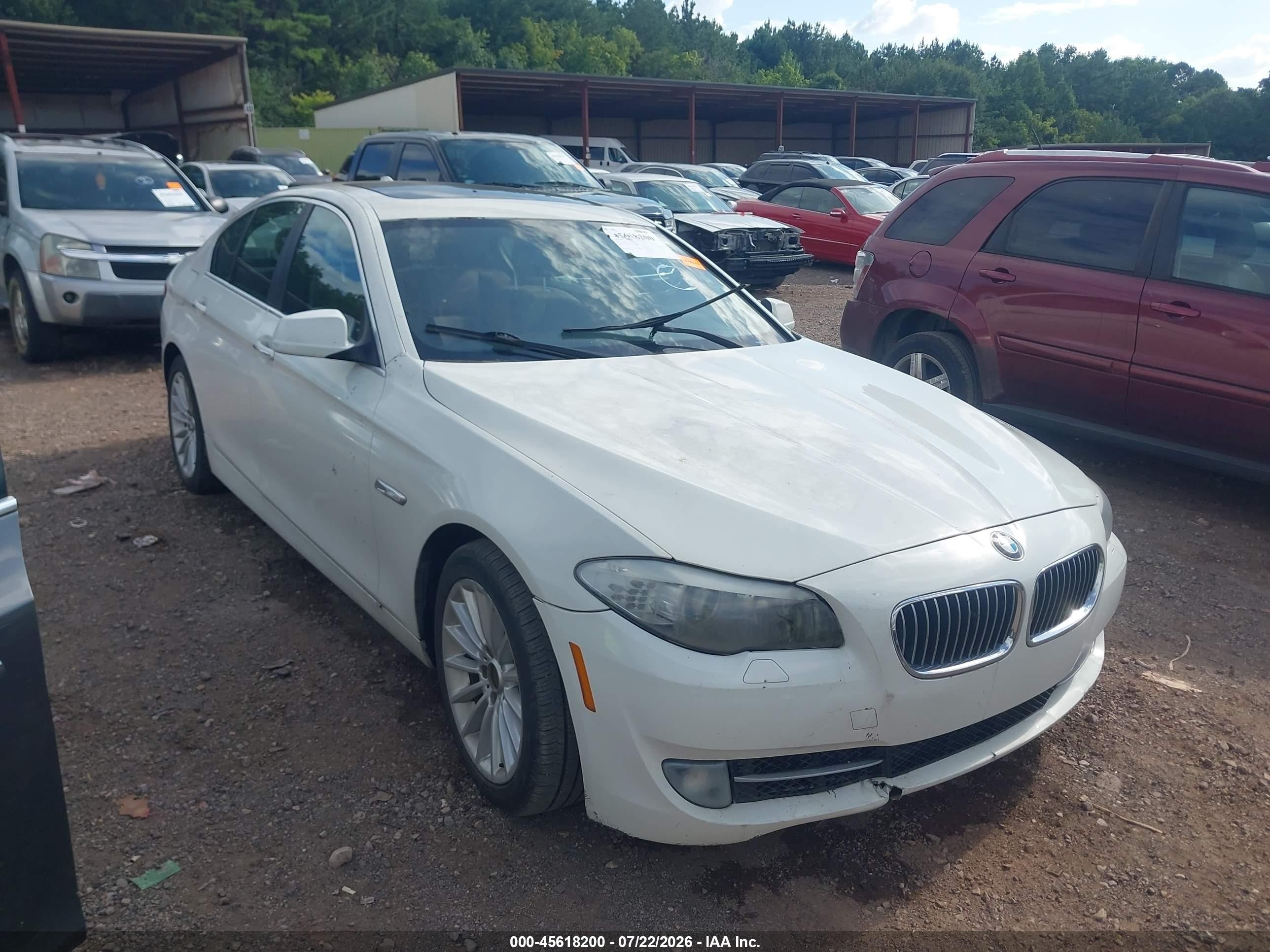 2011 Bmw 535i   White vin: WBAFR7C59BC805834