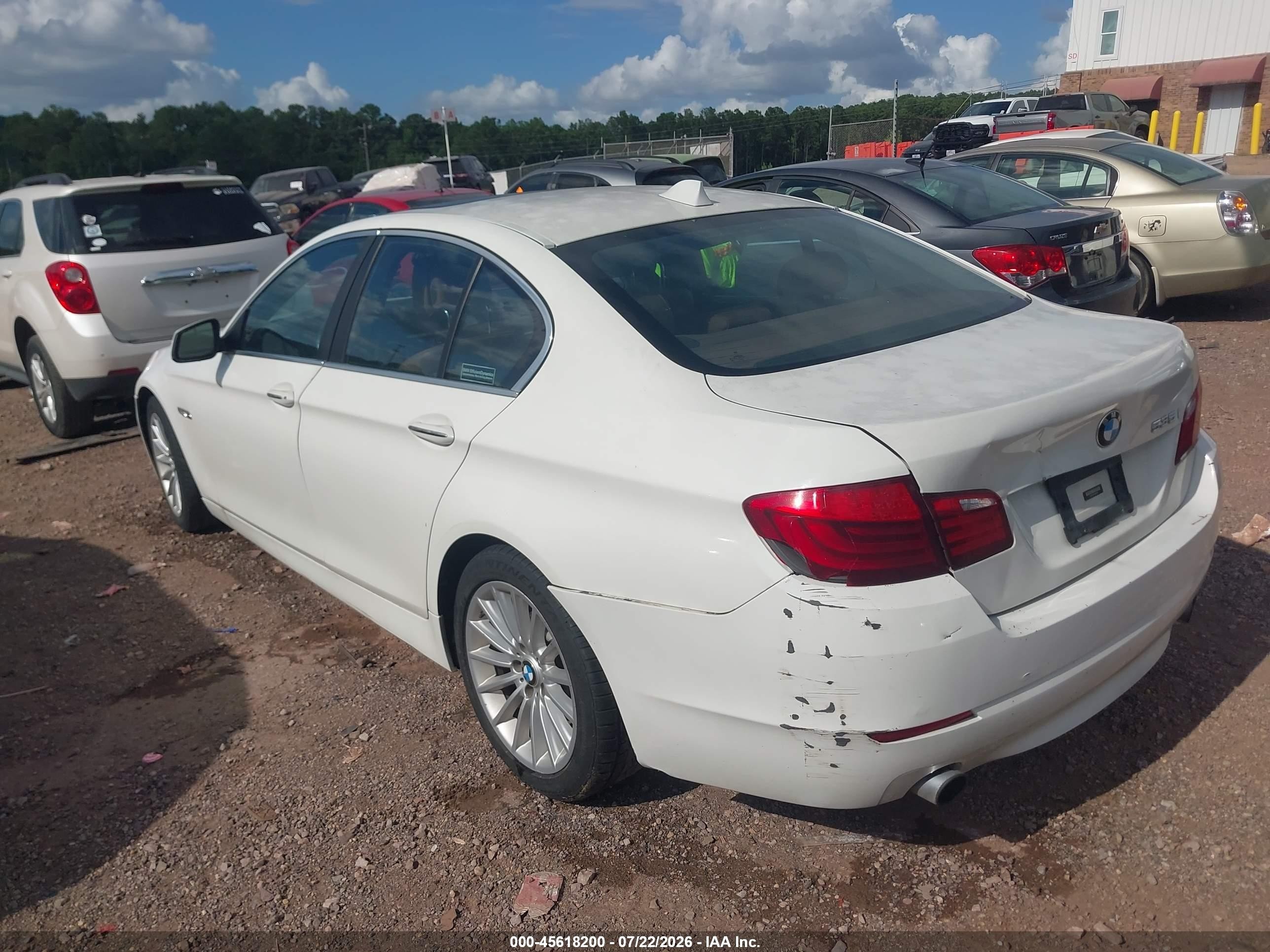 2011 Bmw 535i   White vin: WBAFR7C59BC805834