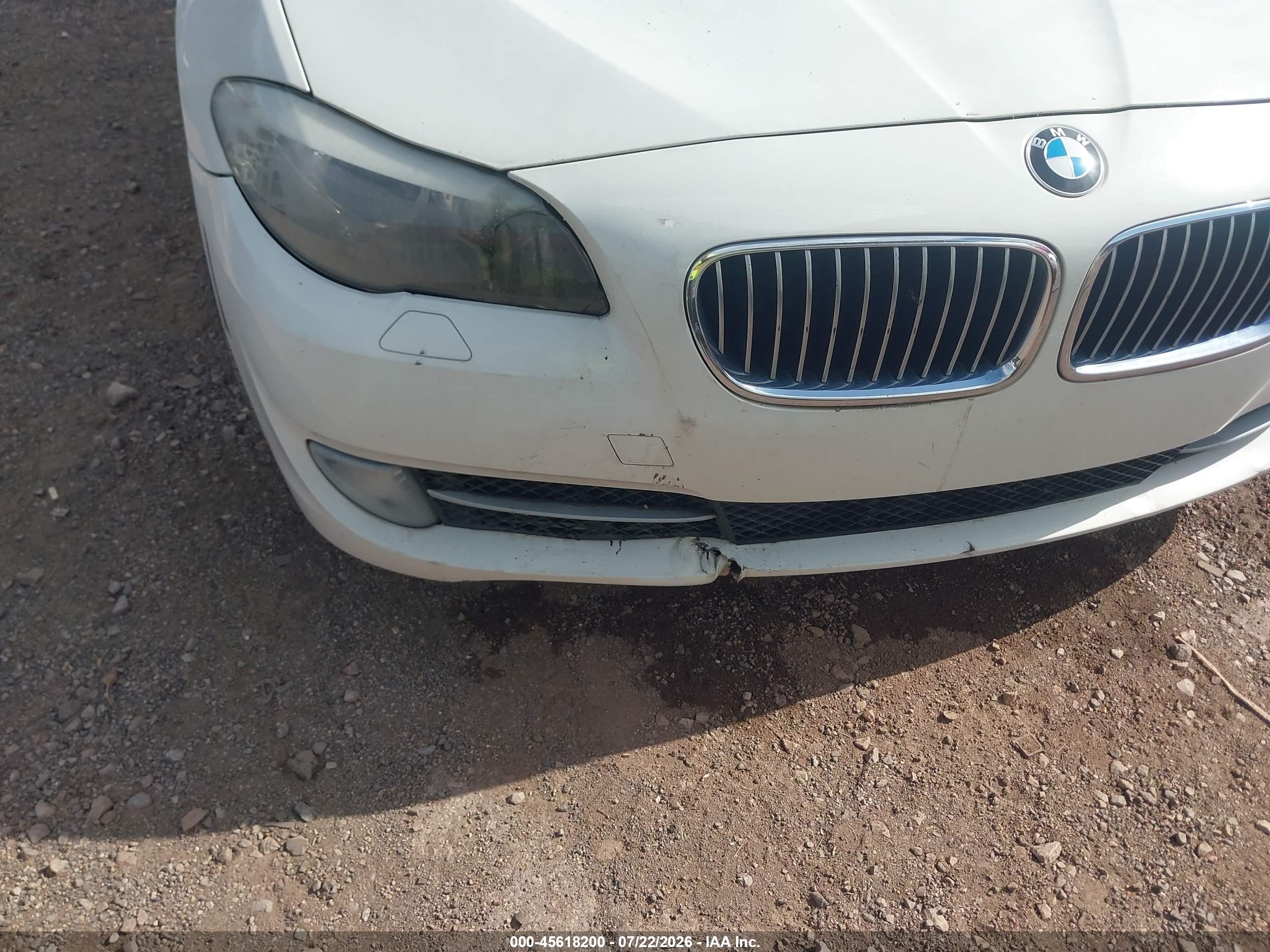 2011 Bmw 535i   White vin: WBAFR7C59BC805834
