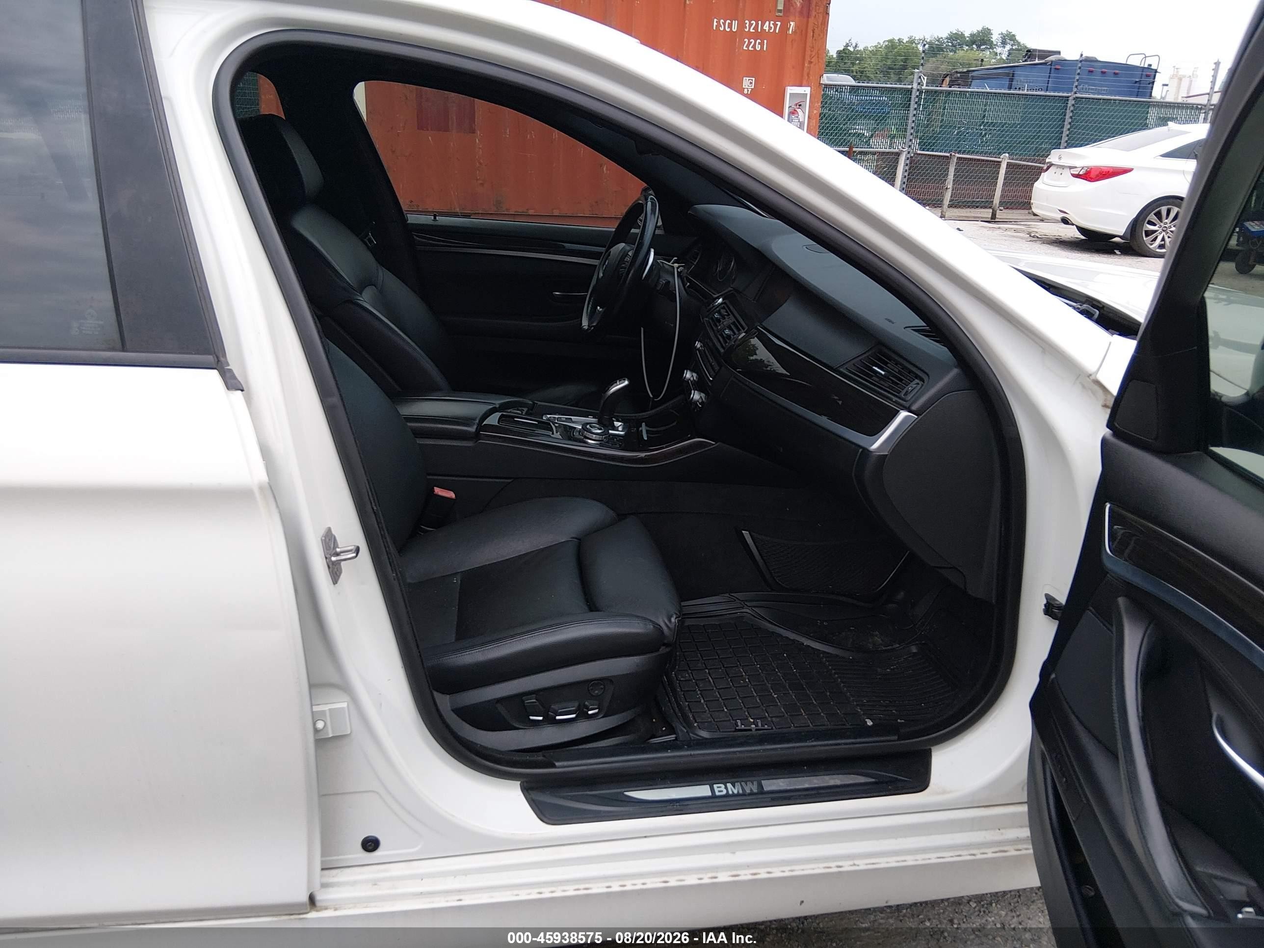 2012 Bmw 535i   White vin: WBAFR7C59CC808220