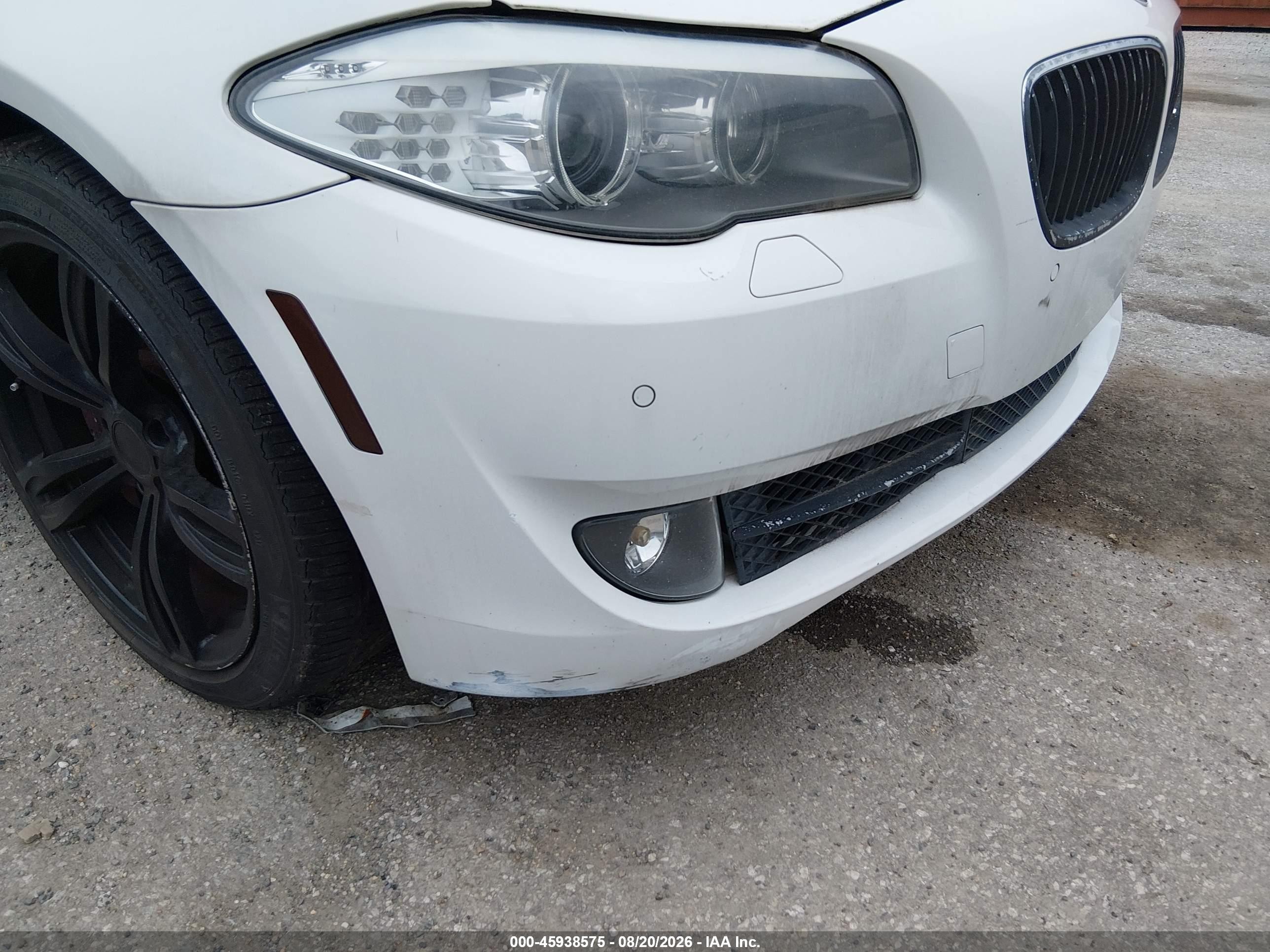 2012 Bmw 535i   White vin: WBAFR7C59CC808220