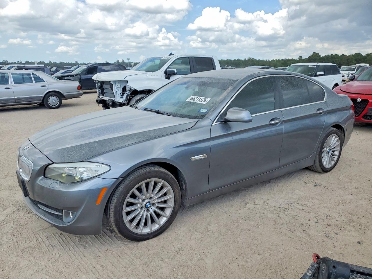 2012 Bmw 535 I Silver vin: WBAFR7C59CC808234