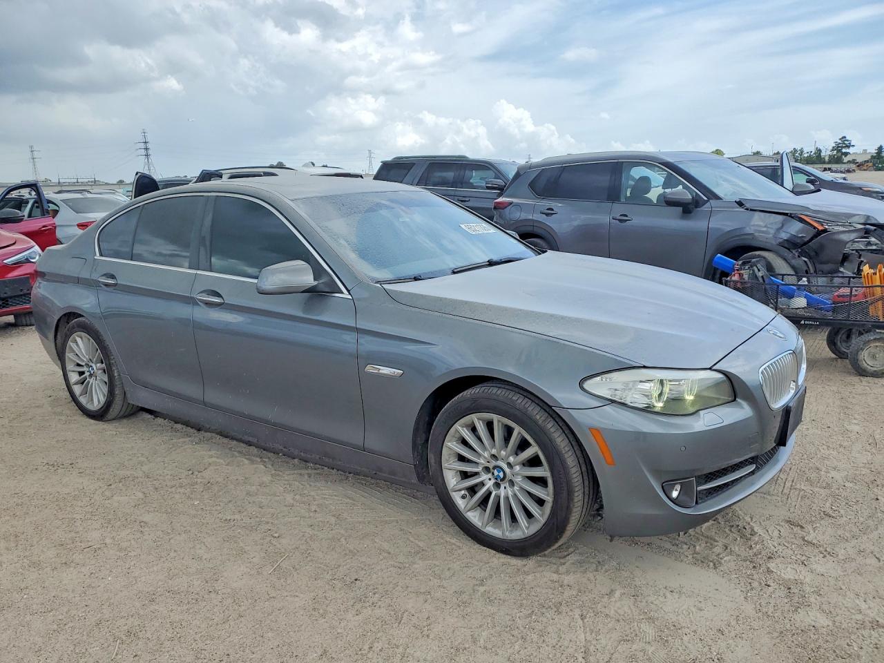 2012 Bmw 535 I Silver vin: WBAFR7C59CC808234