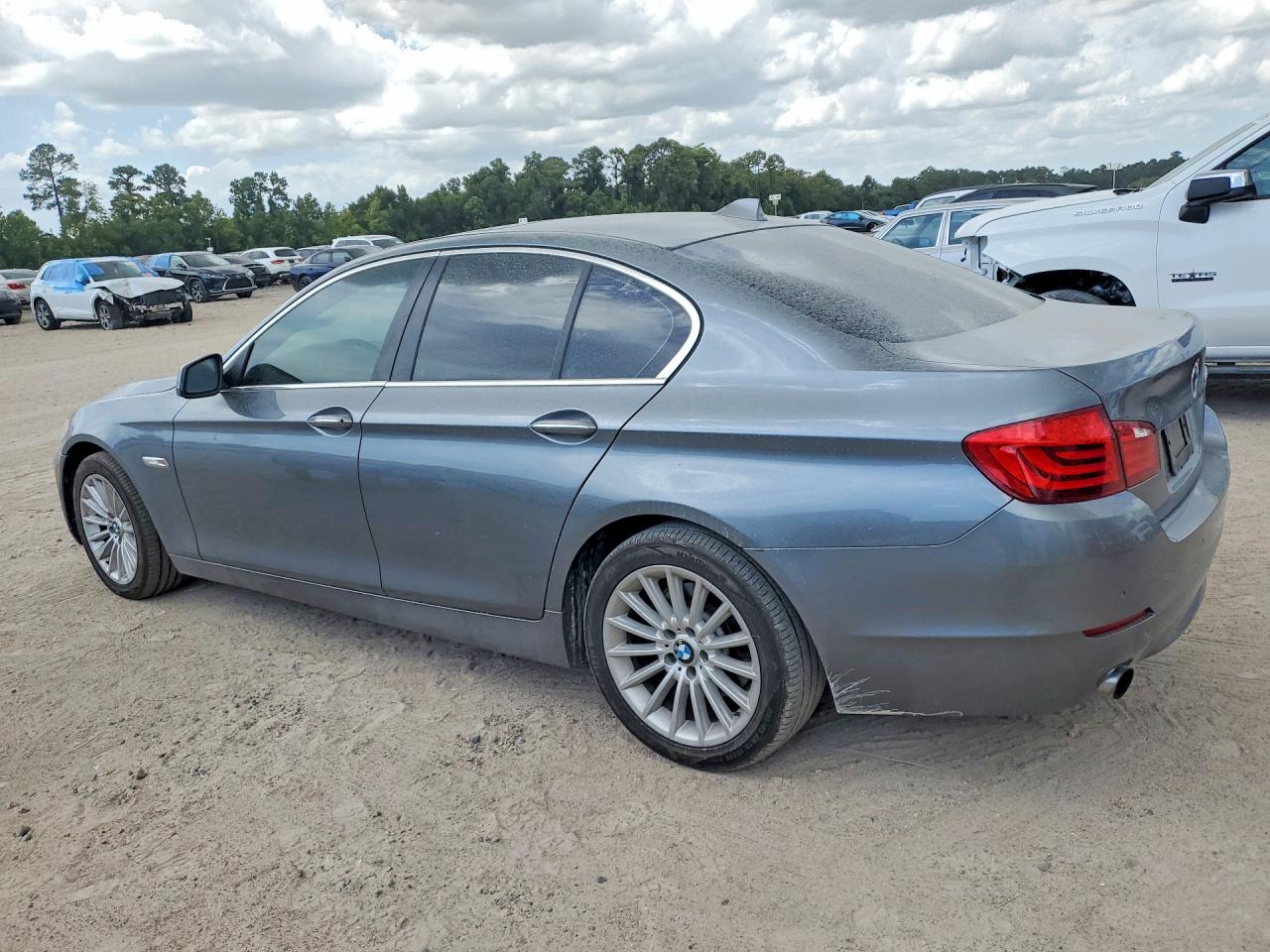 2012 Bmw 535 I Silver vin: WBAFR7C59CC808234