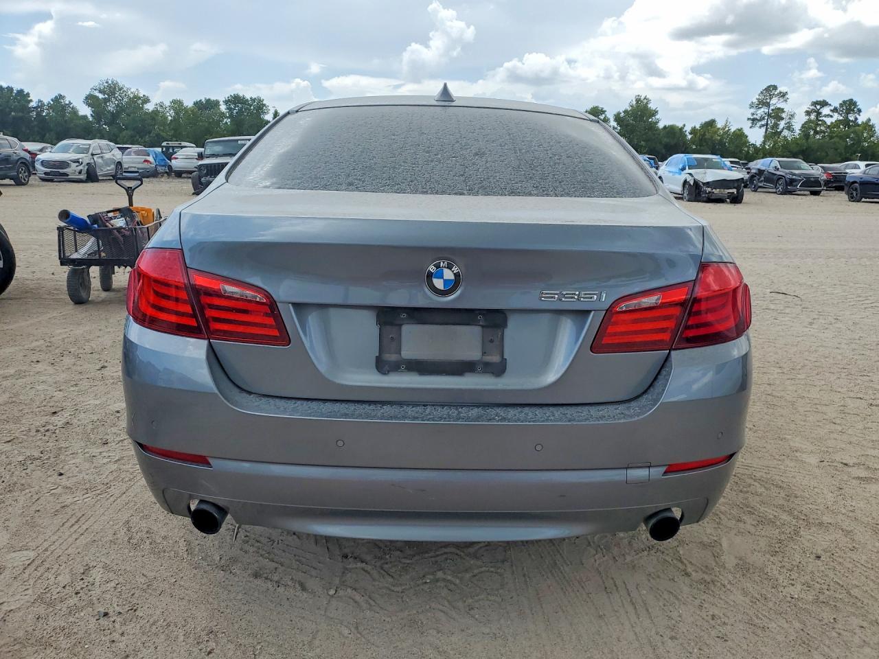 2012 Bmw 535 I Silver vin: WBAFR7C59CC808234