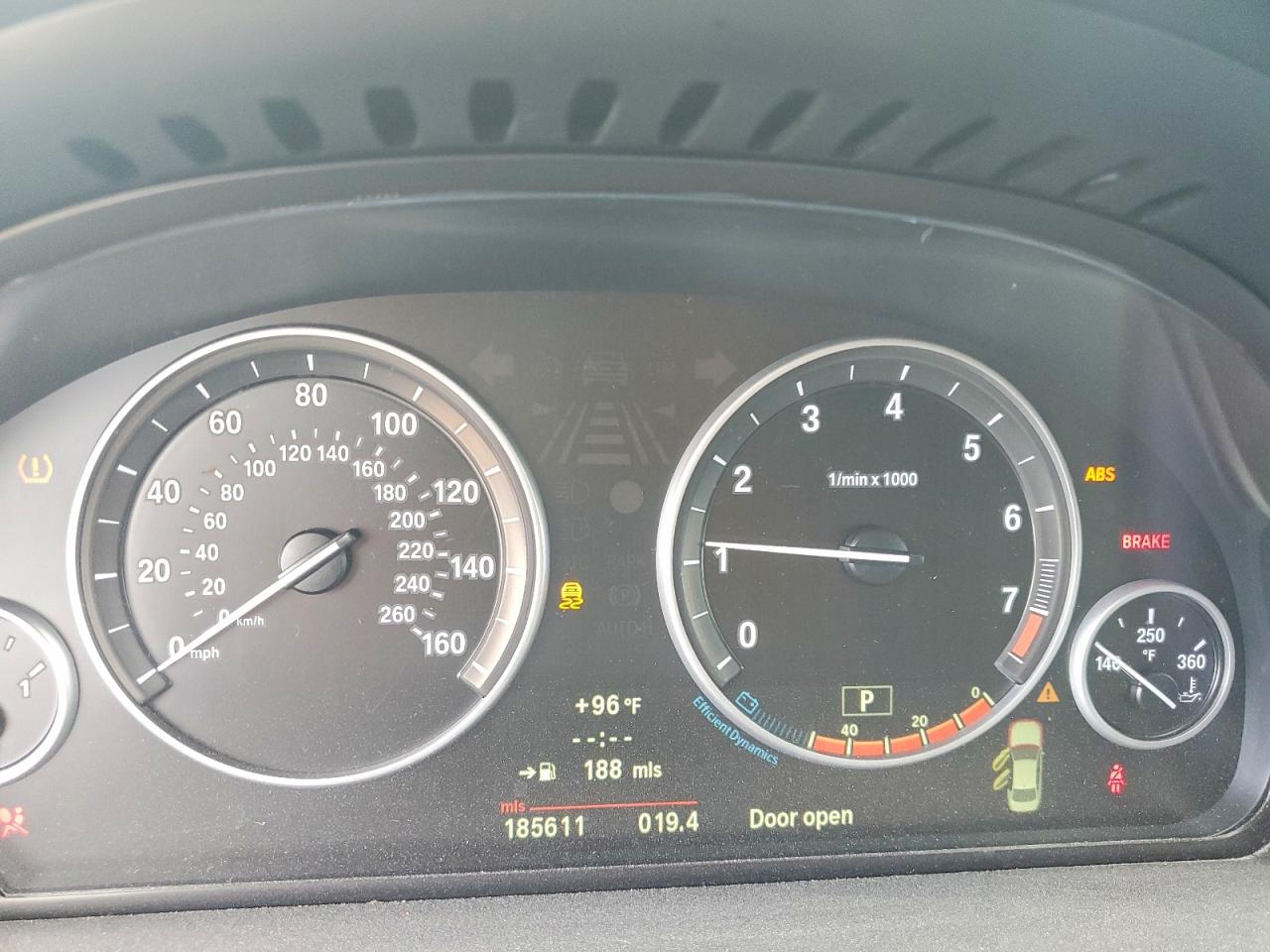 2012 Bmw 535 I Silver vin: WBAFR7C59CC808234
