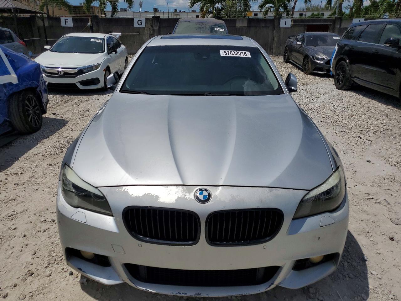 2012 Bmw 535 I Серебряный vin: WBAFR7C59CC811618