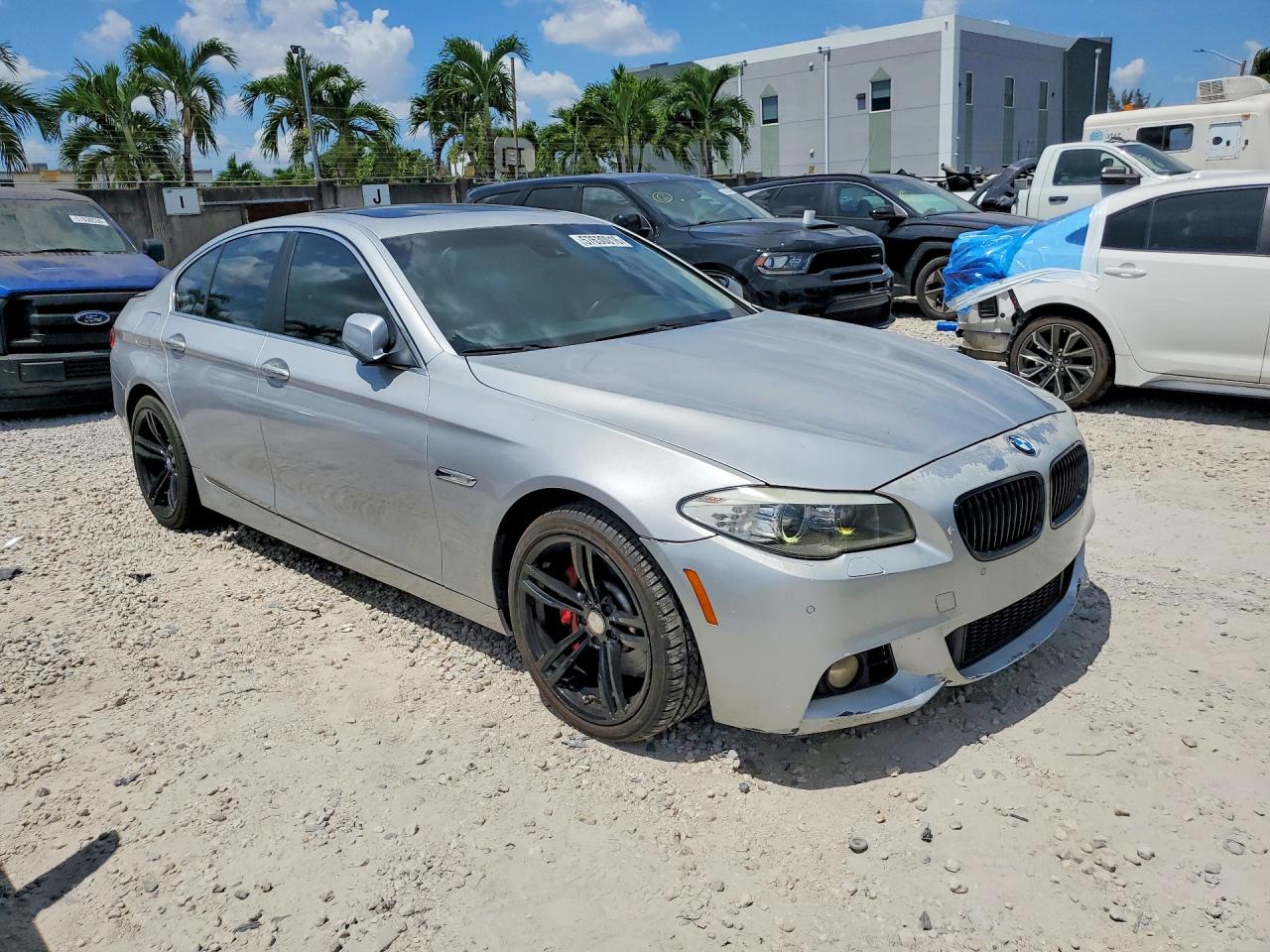 2012 Bmw 535 I Серебряный vin: WBAFR7C59CC811618