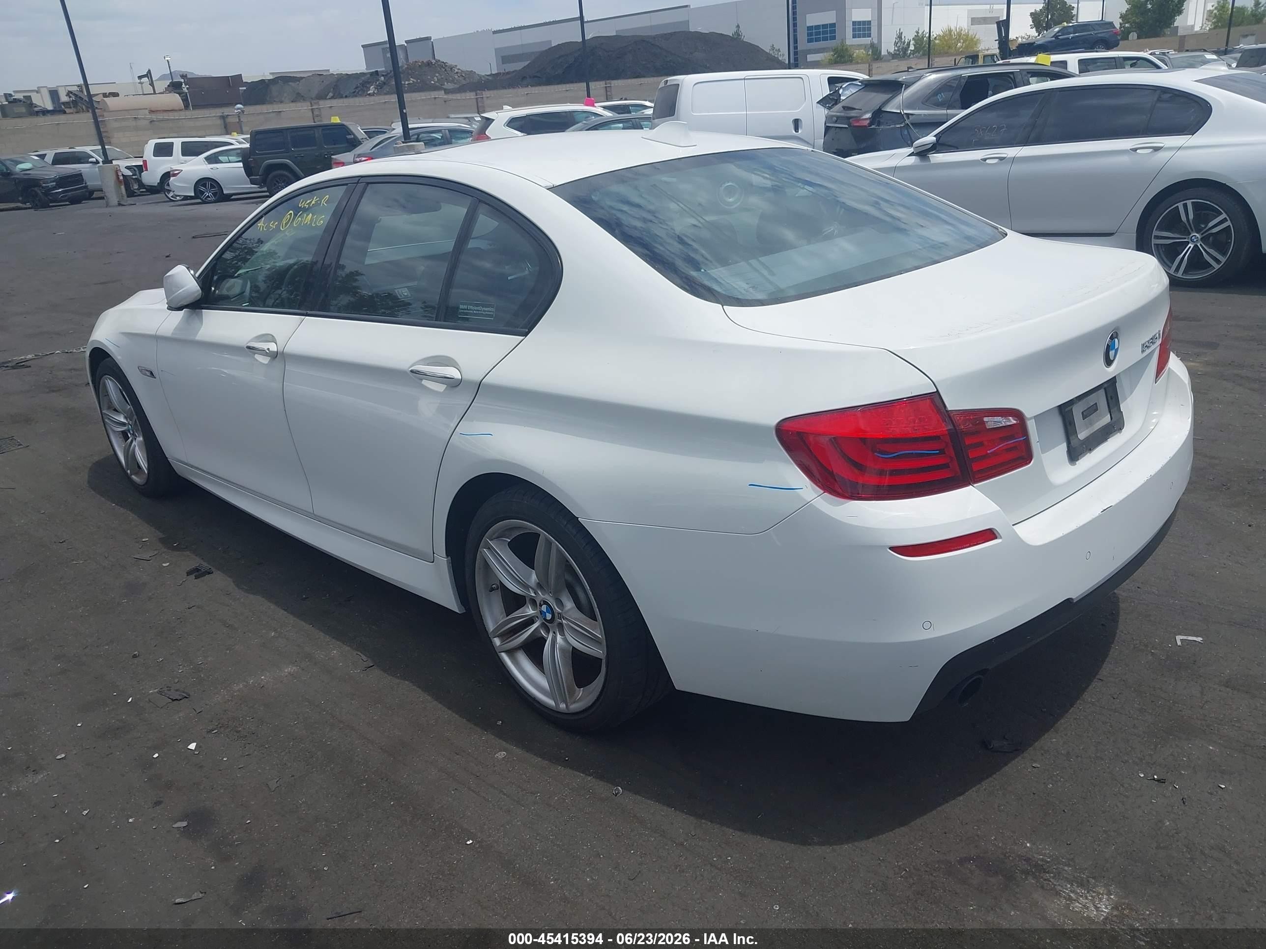 2012 Bmw 535i   White vin: WBAFR7C59CC814745