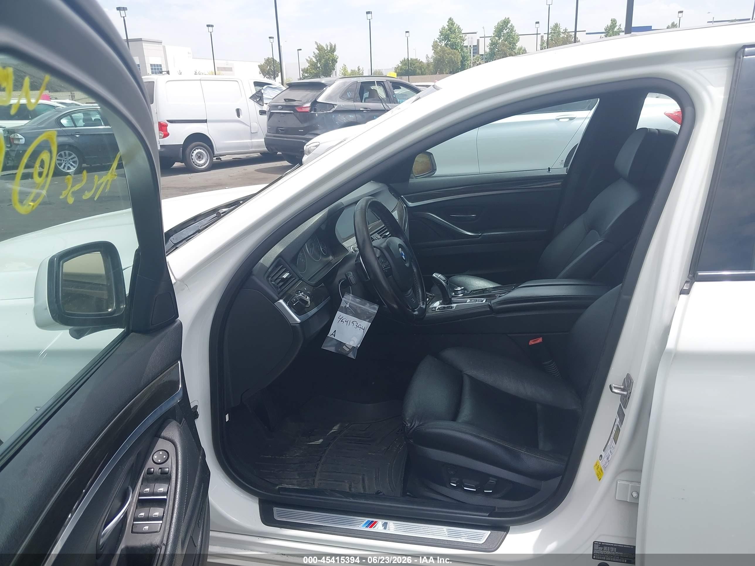 2012 Bmw 535i   White vin: WBAFR7C59CC814745