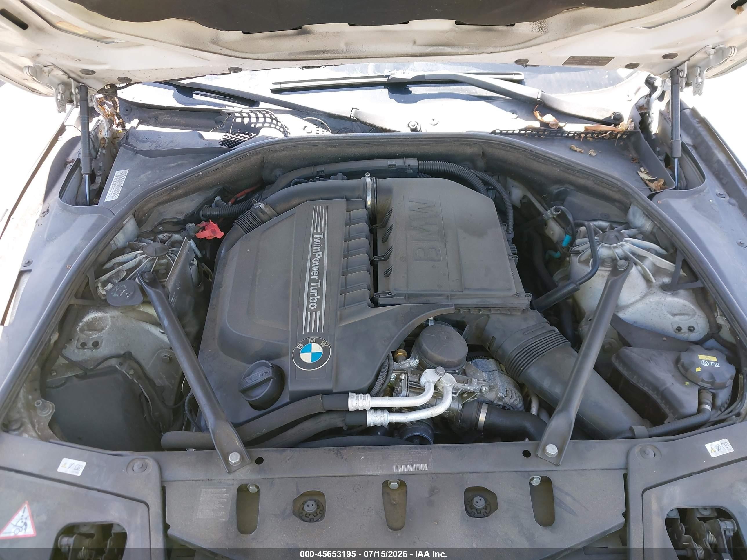 2013 Bmw 535i   Silver vin: WBAFR7C59DC817288