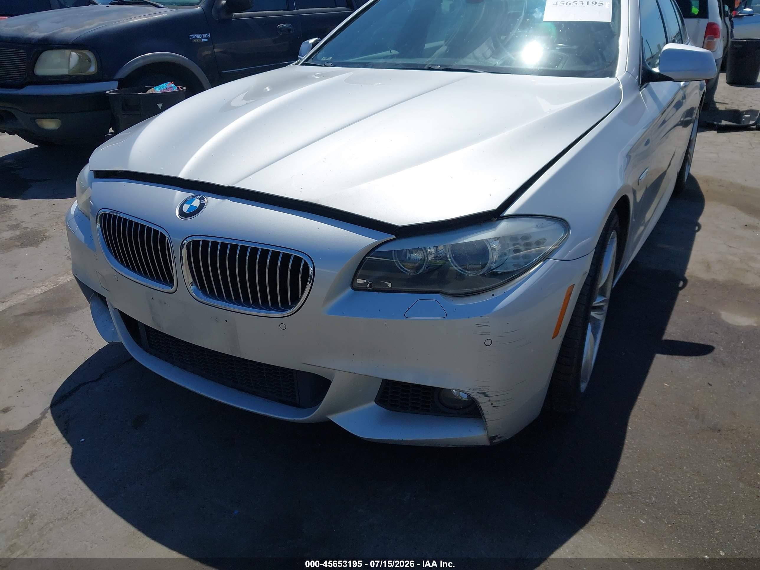 2013 Bmw 535i   Silver vin: WBAFR7C59DC817288