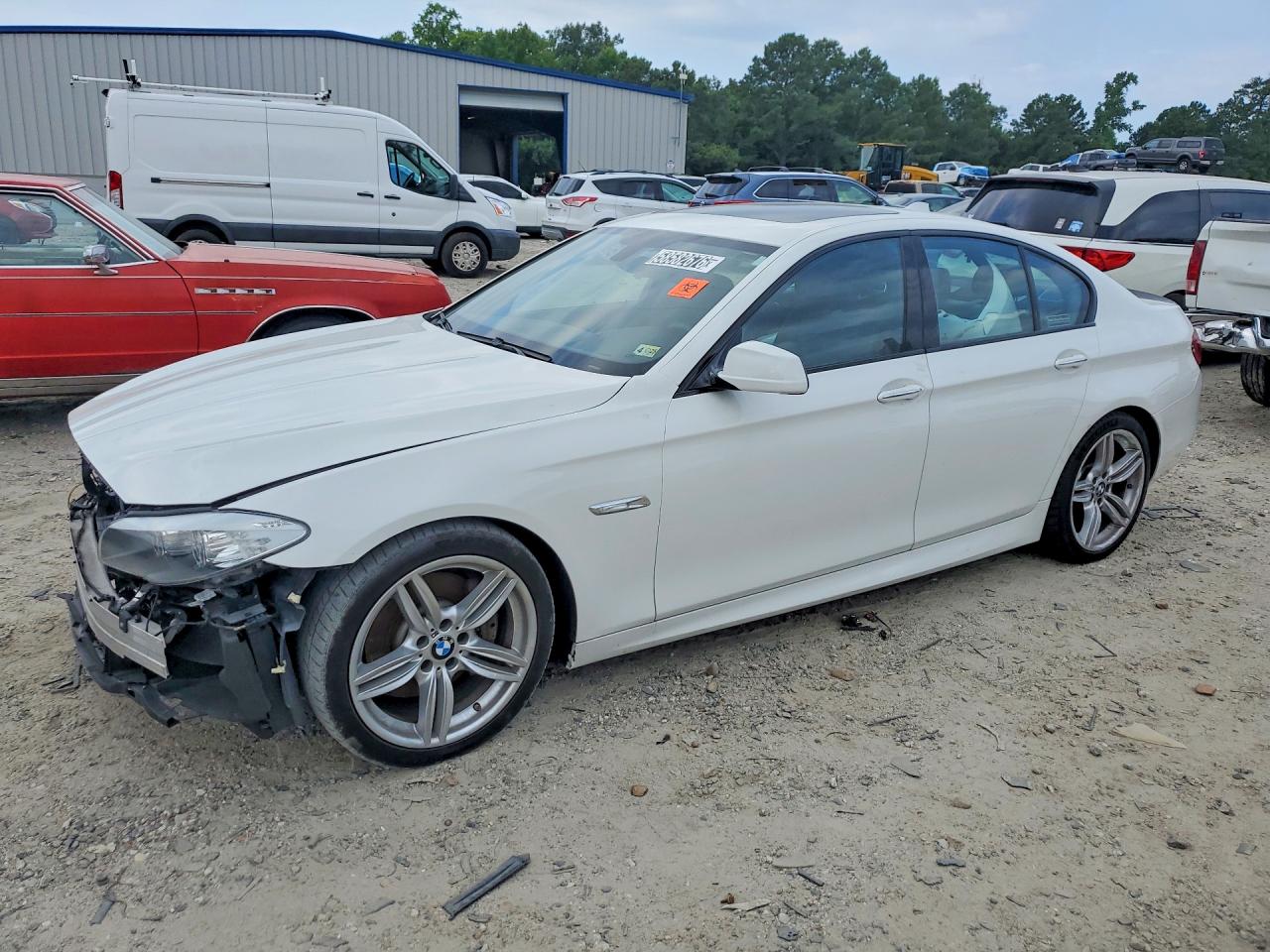 2013 Bmw 535 I Белый vin: WBAFR7C59DC817324