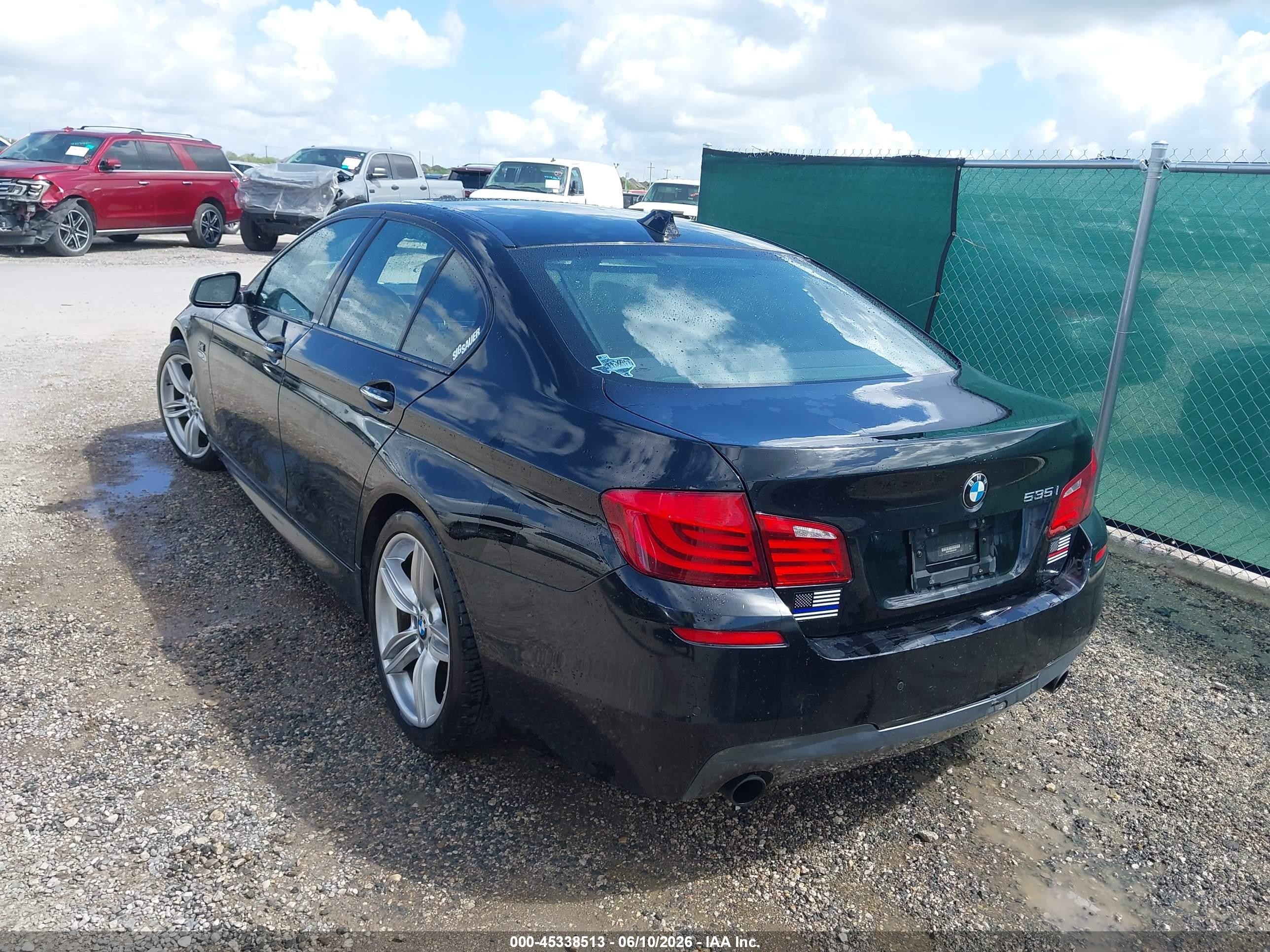 2013 Bmw 535i   Black vin: WBAFR7C59DC822457