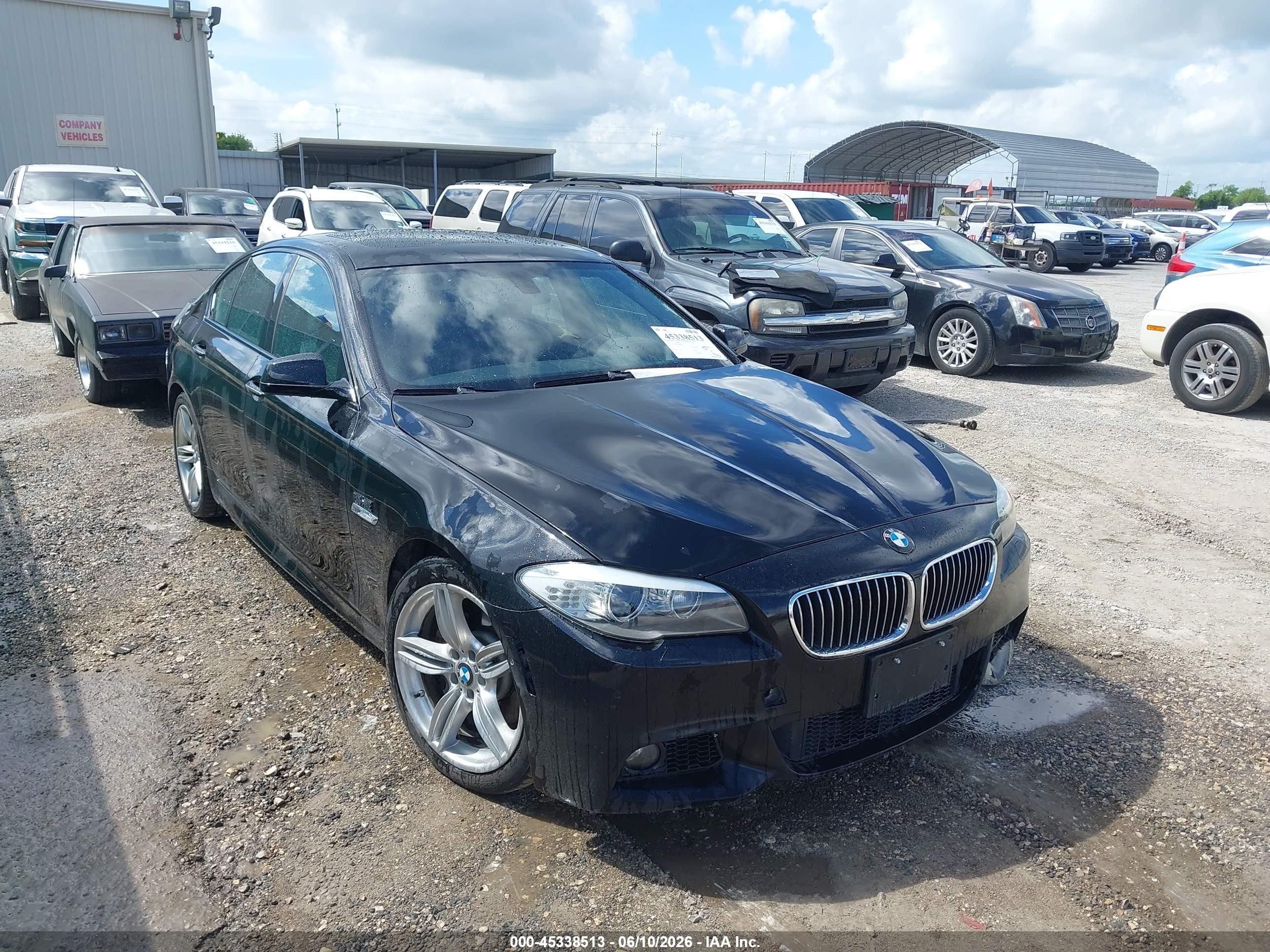 2013 Bmw 535i   Black vin: WBAFR7C59DC822457