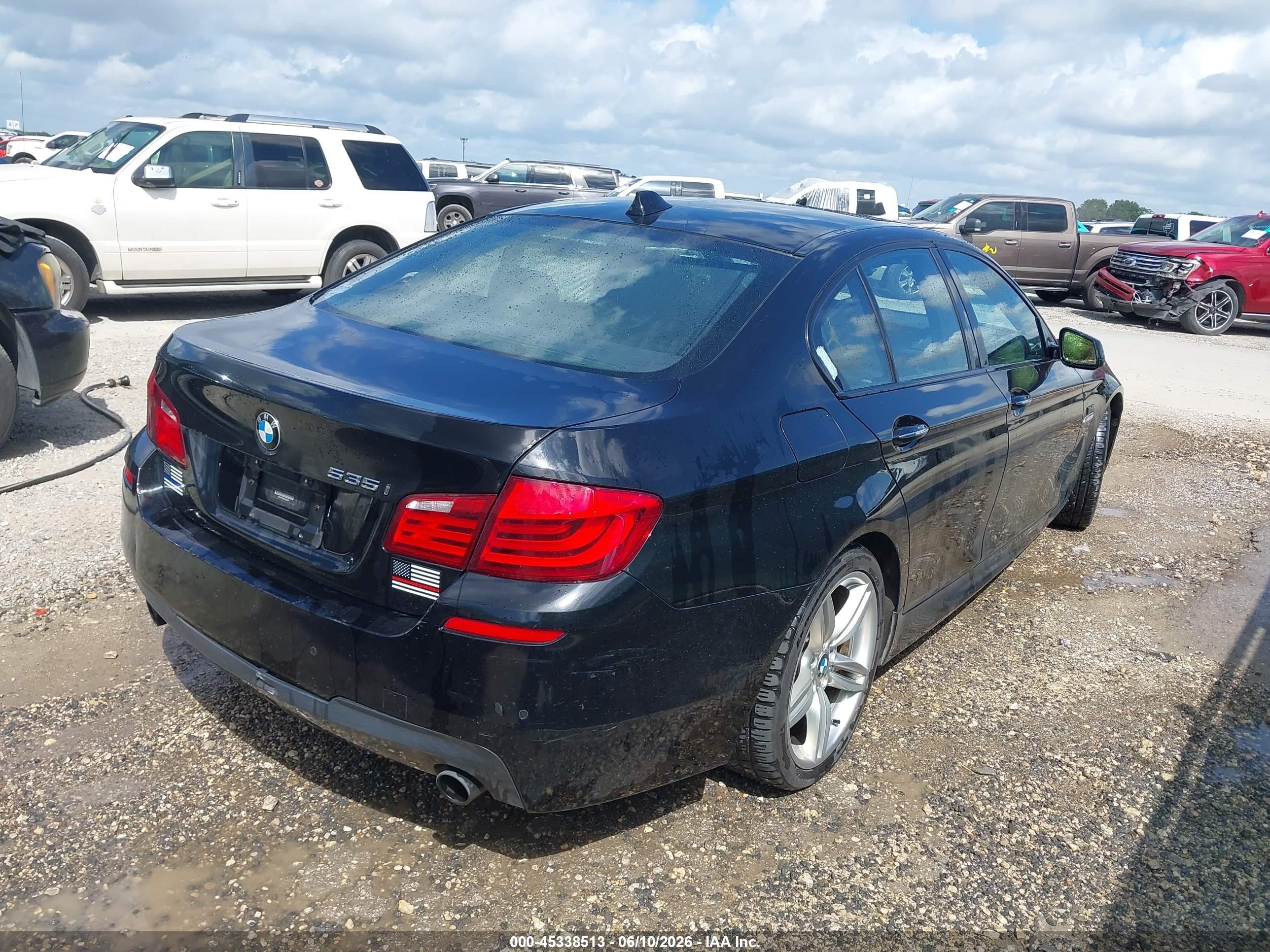 2013 Bmw 535i   Black vin: WBAFR7C59DC822457