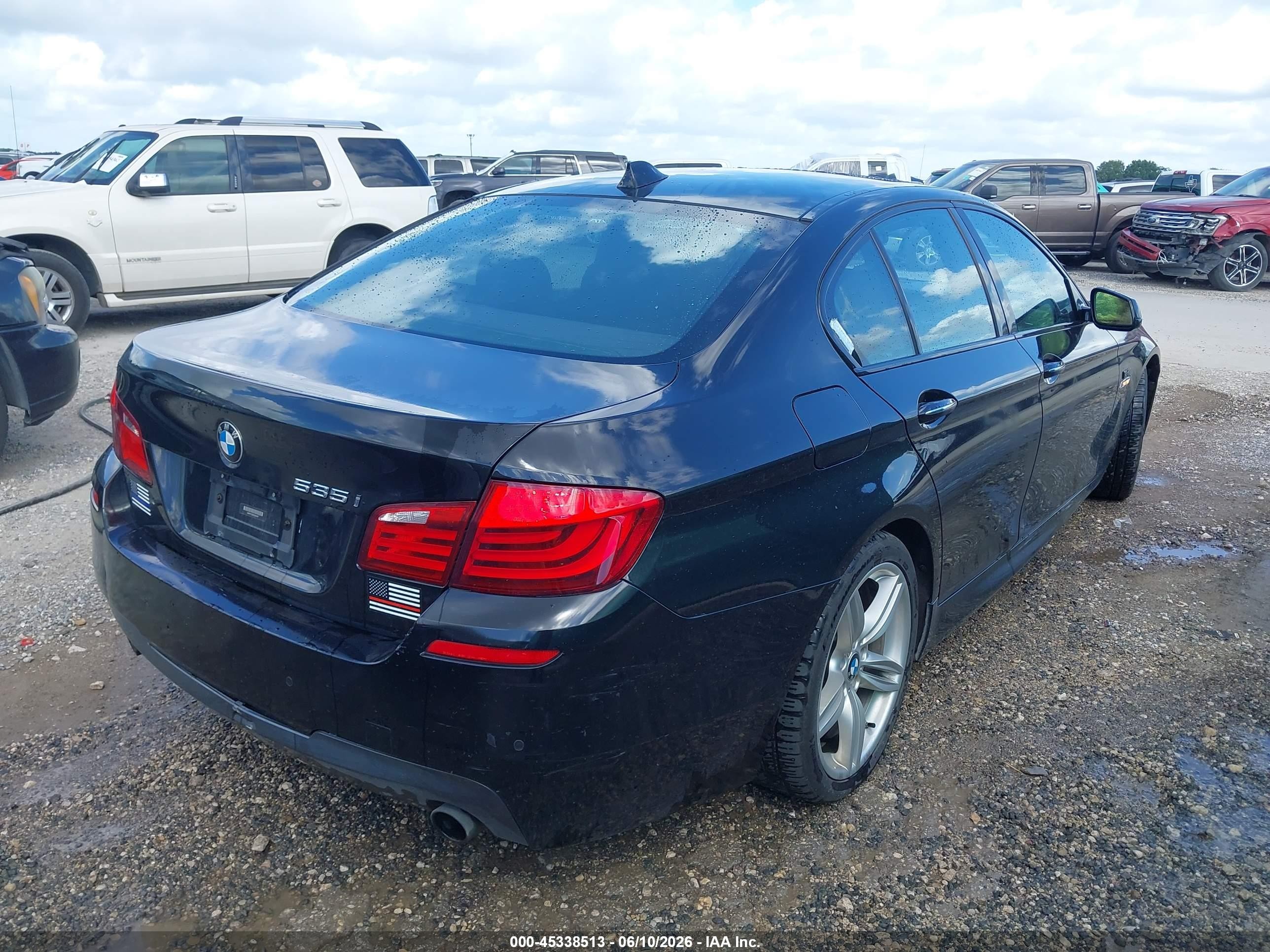 2013 Bmw 535i   Black vin: WBAFR7C59DC822457