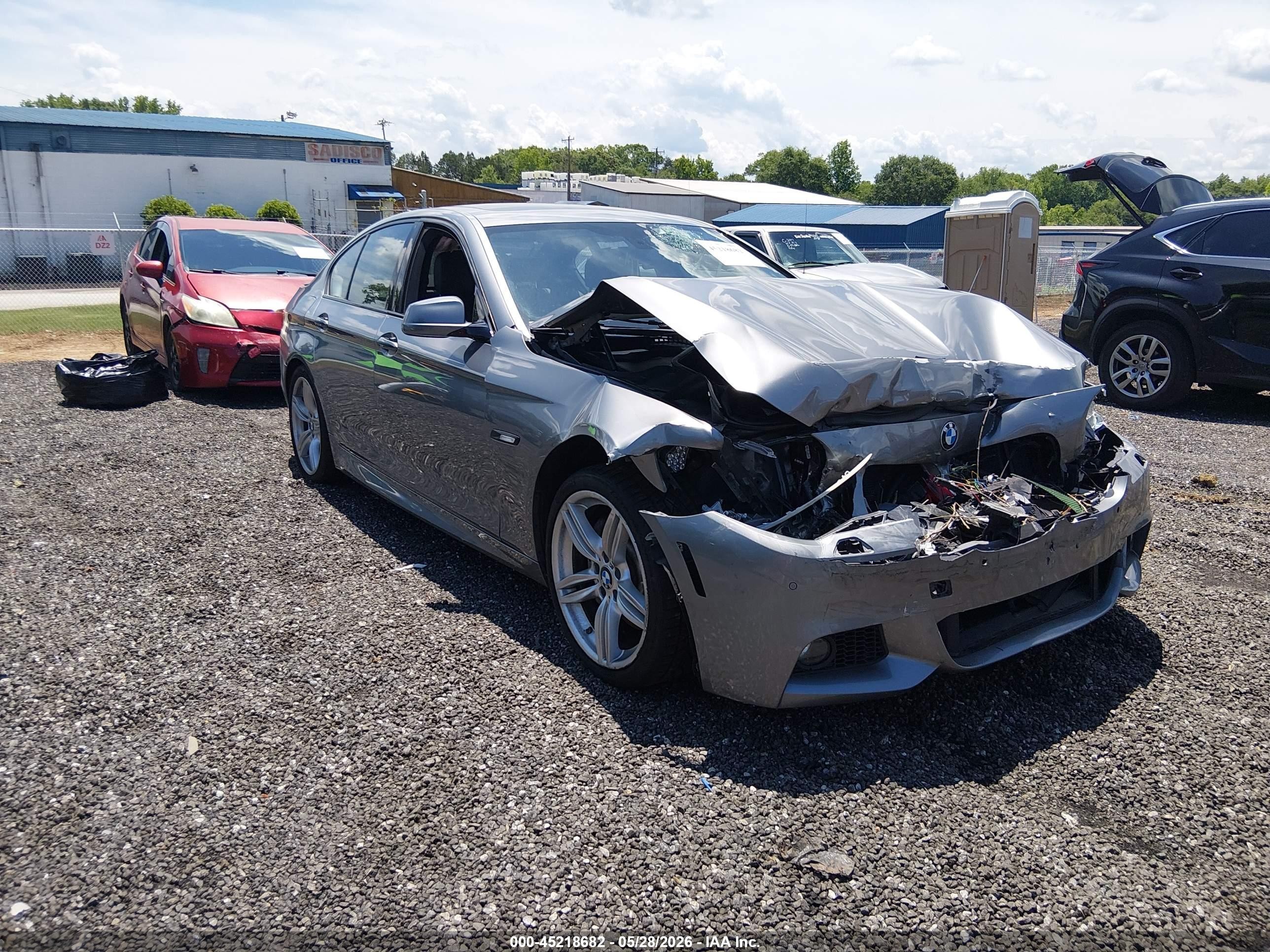2013 Bmw 535i   Серый vin: WBAFR7C59DC828338