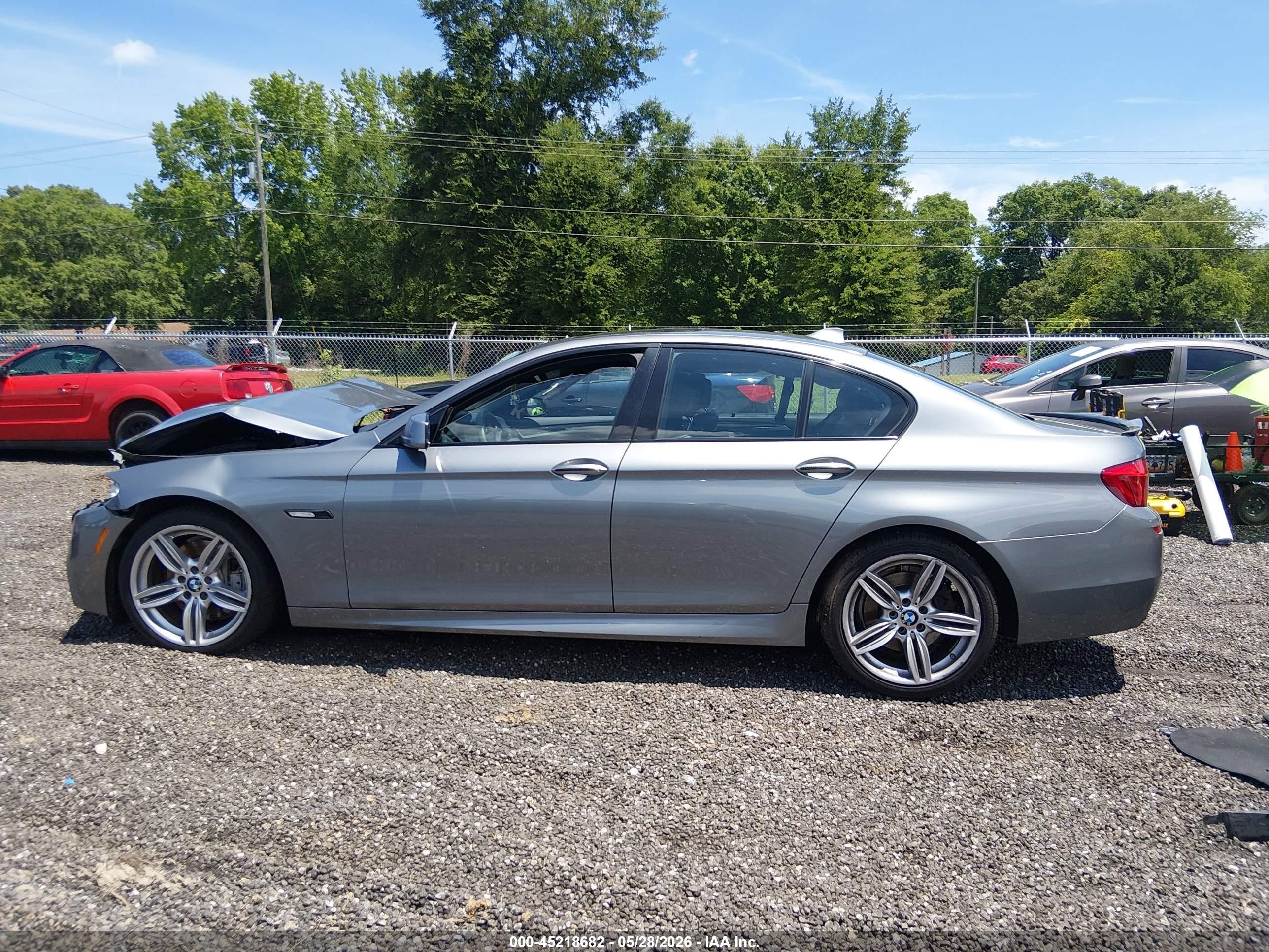 2013 Bmw 535i   Серый vin: WBAFR7C59DC828338
