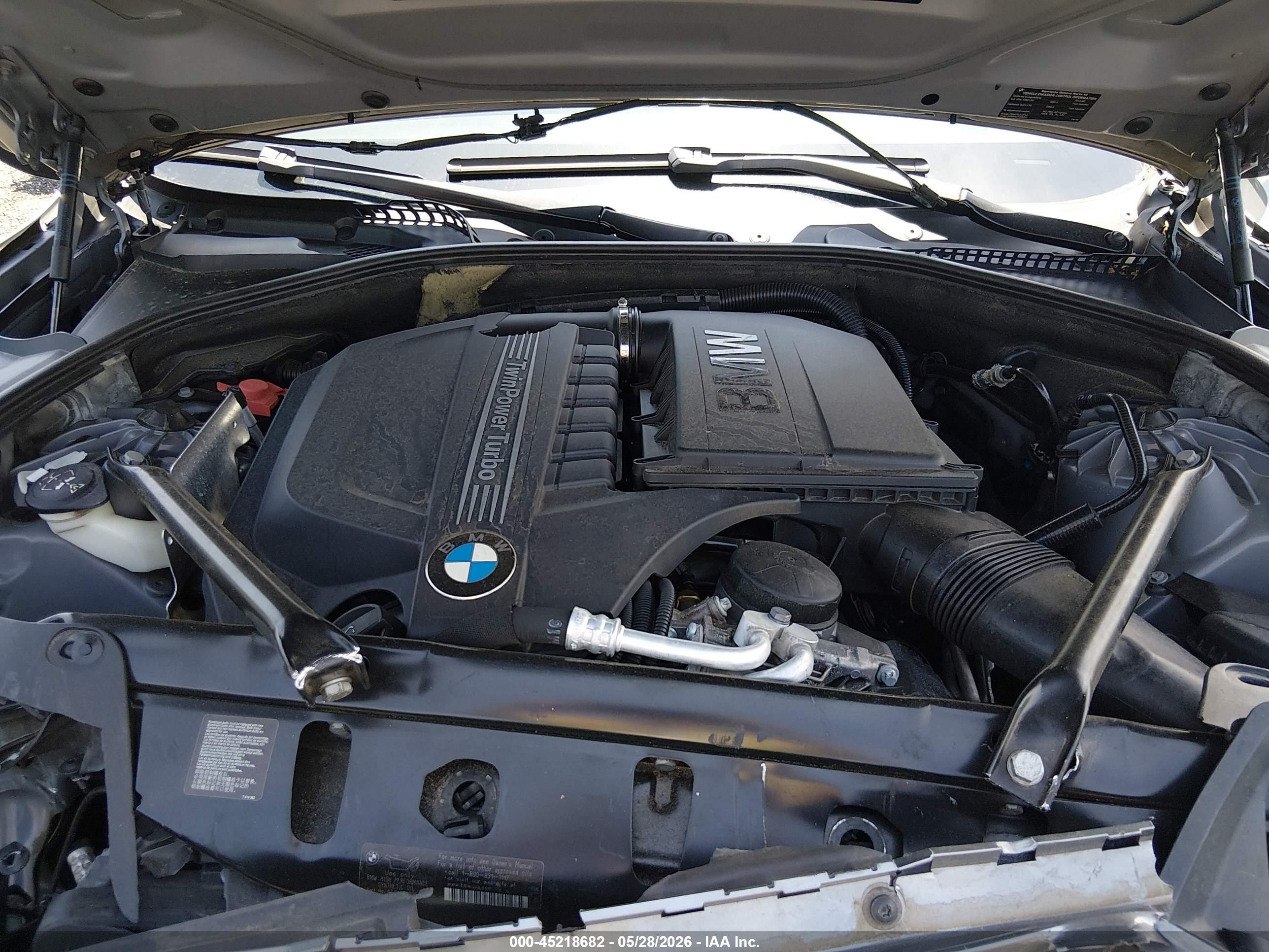 2013 Bmw 535i   Серый vin: WBAFR7C59DC828338