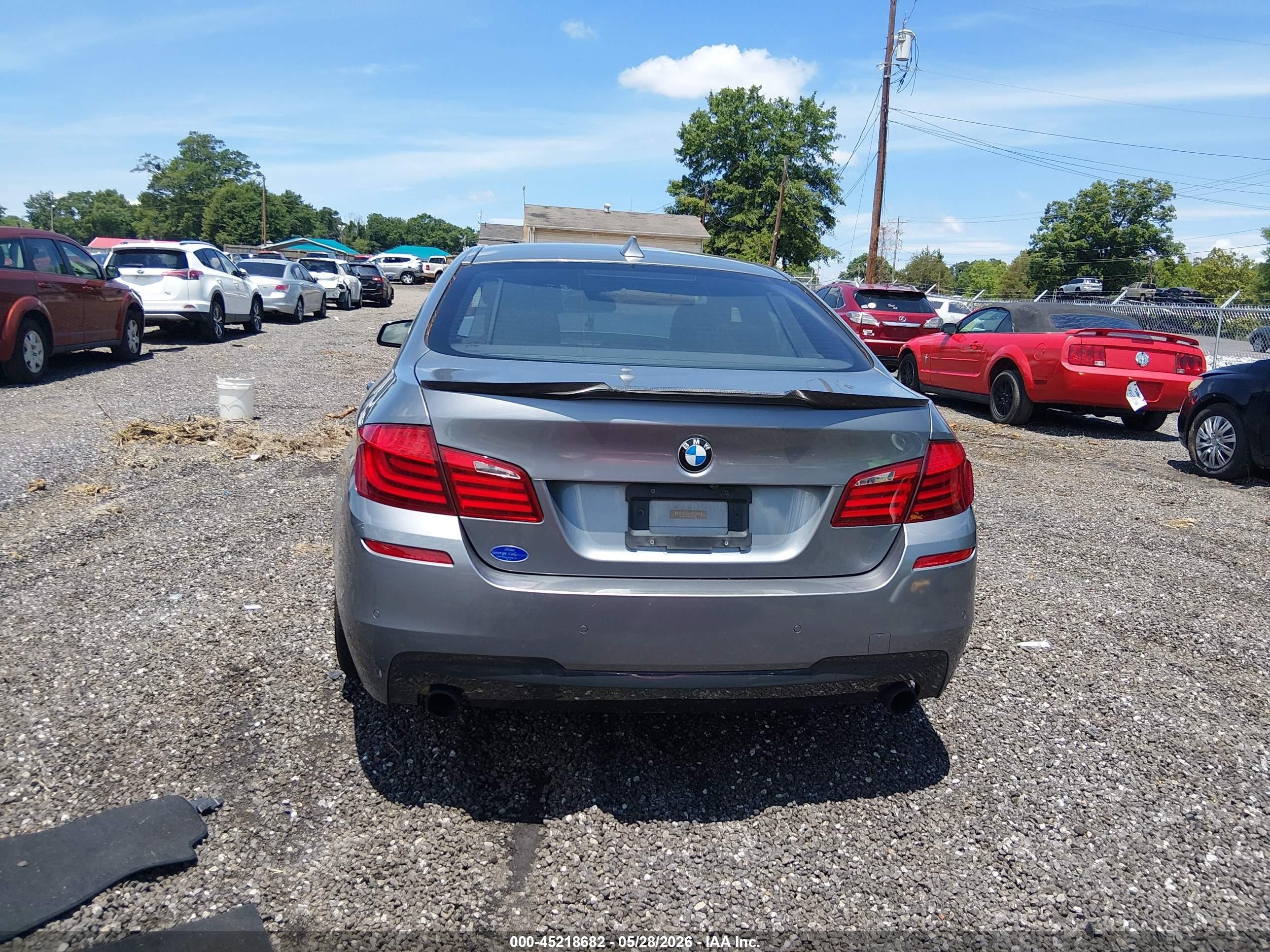 2013 Bmw 535i   Серый vin: WBAFR7C59DC828338