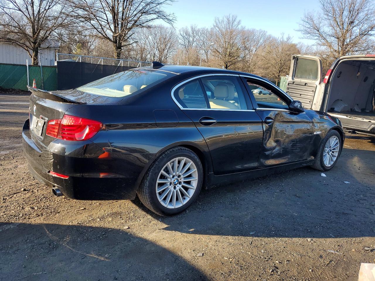 2013 Bmw 535 I Black vin: WBAFR7C59DC828436