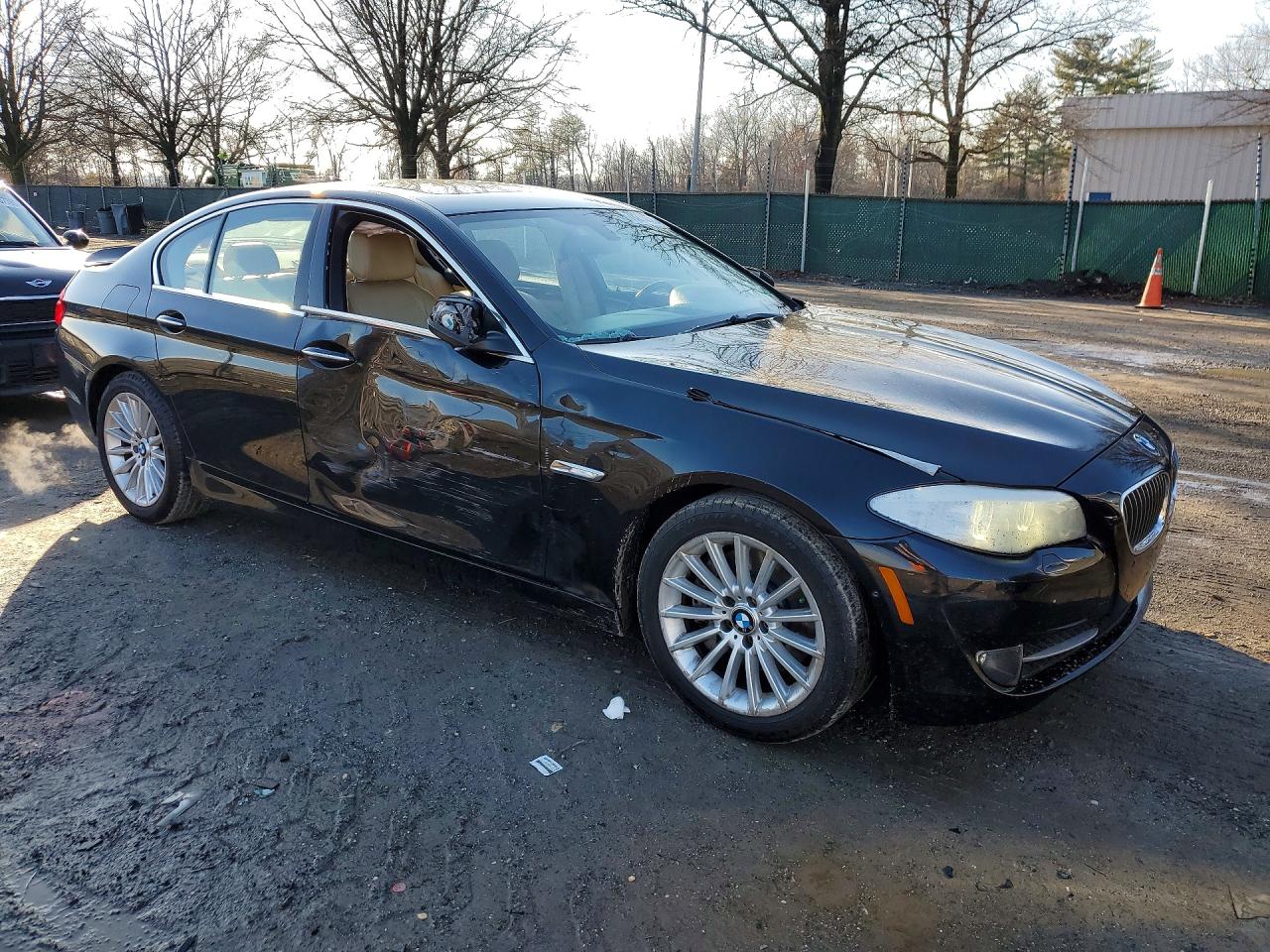 2013 Bmw 535 I Black vin: WBAFR7C59DC828436