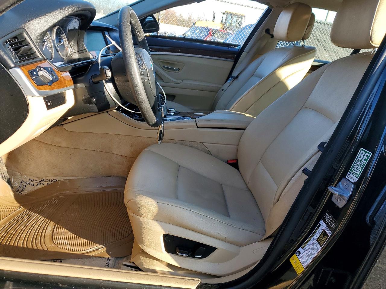 2013 Bmw 535 I Black vin: WBAFR7C59DC828436